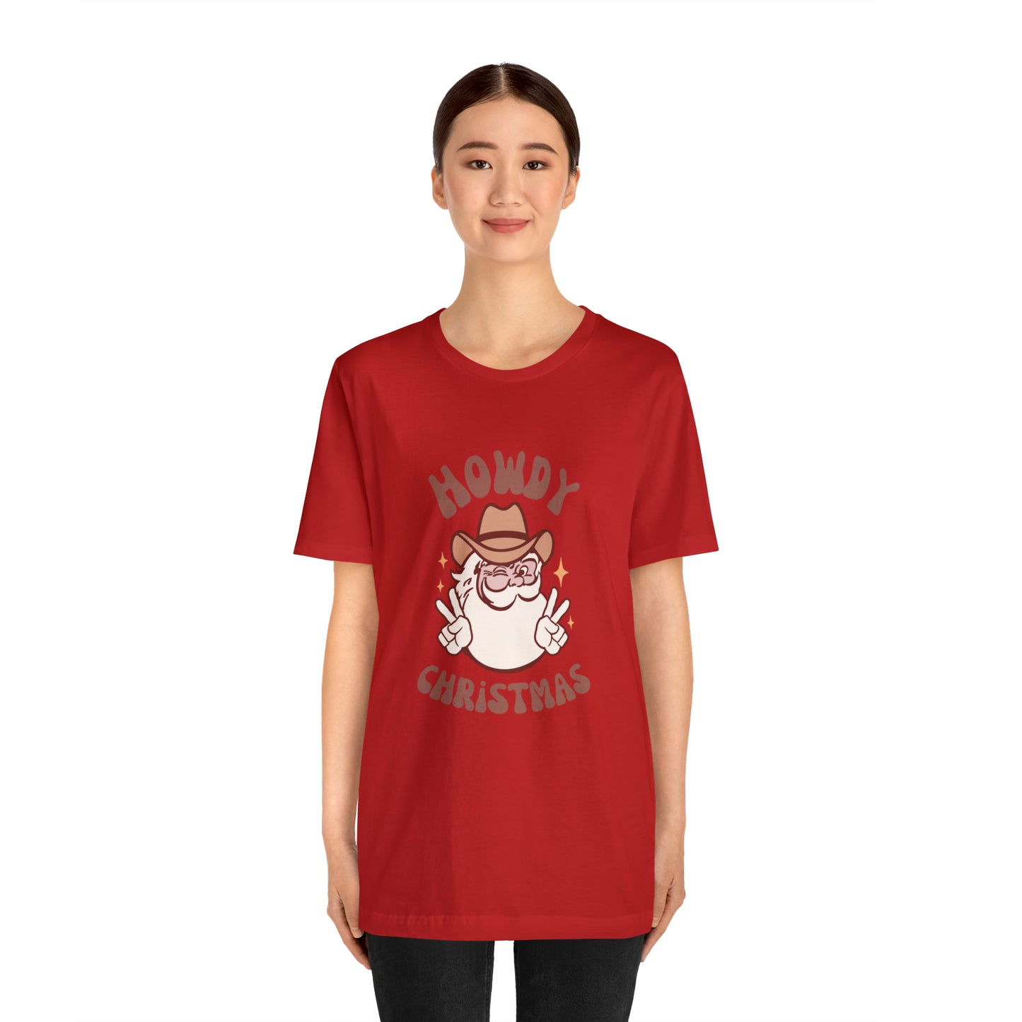 Howdy Christmas Unisex Jersey Short Sleeve Tee