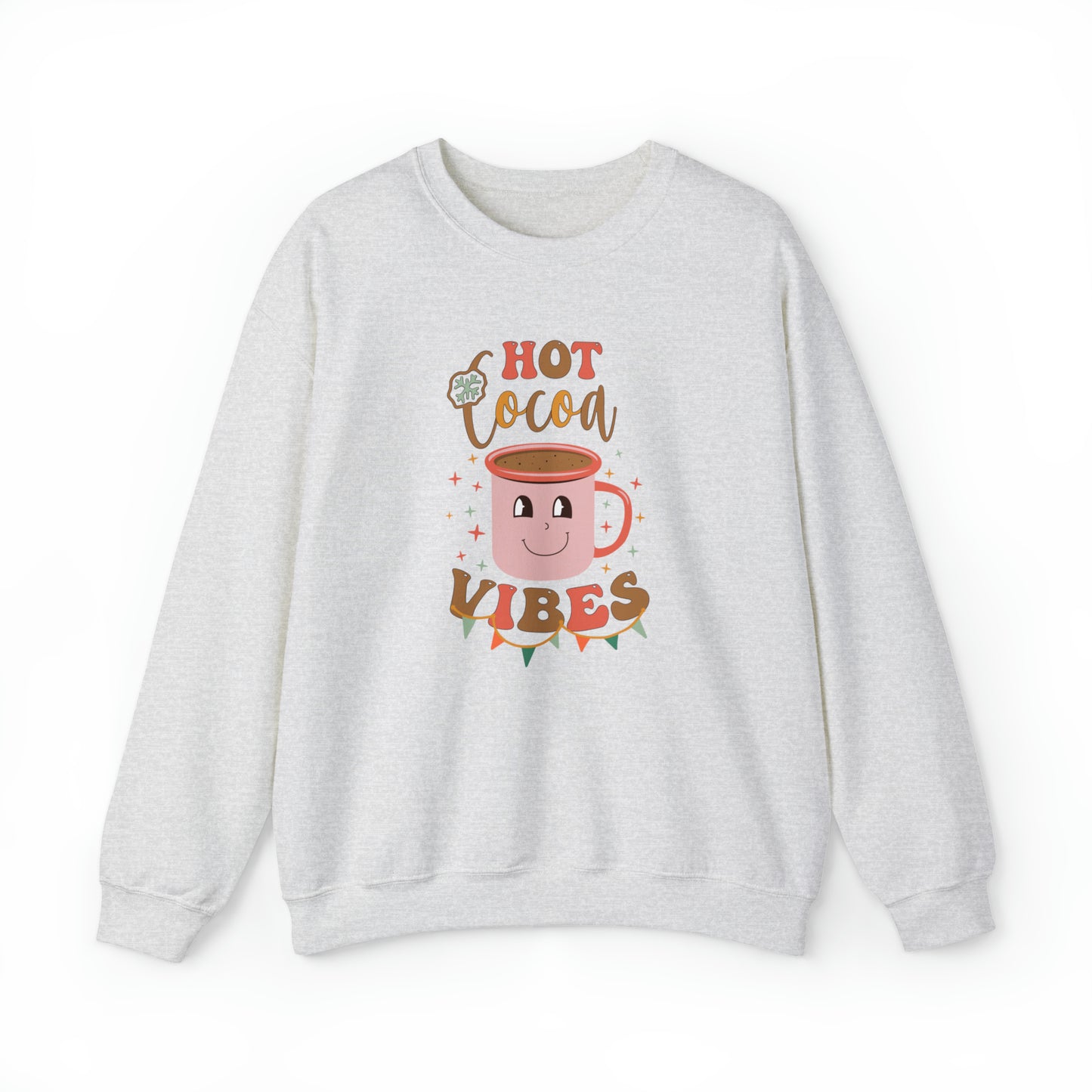 Hot Cocoa Vibes Unisex Heavy Blend™ Crewneck Sweatshirt