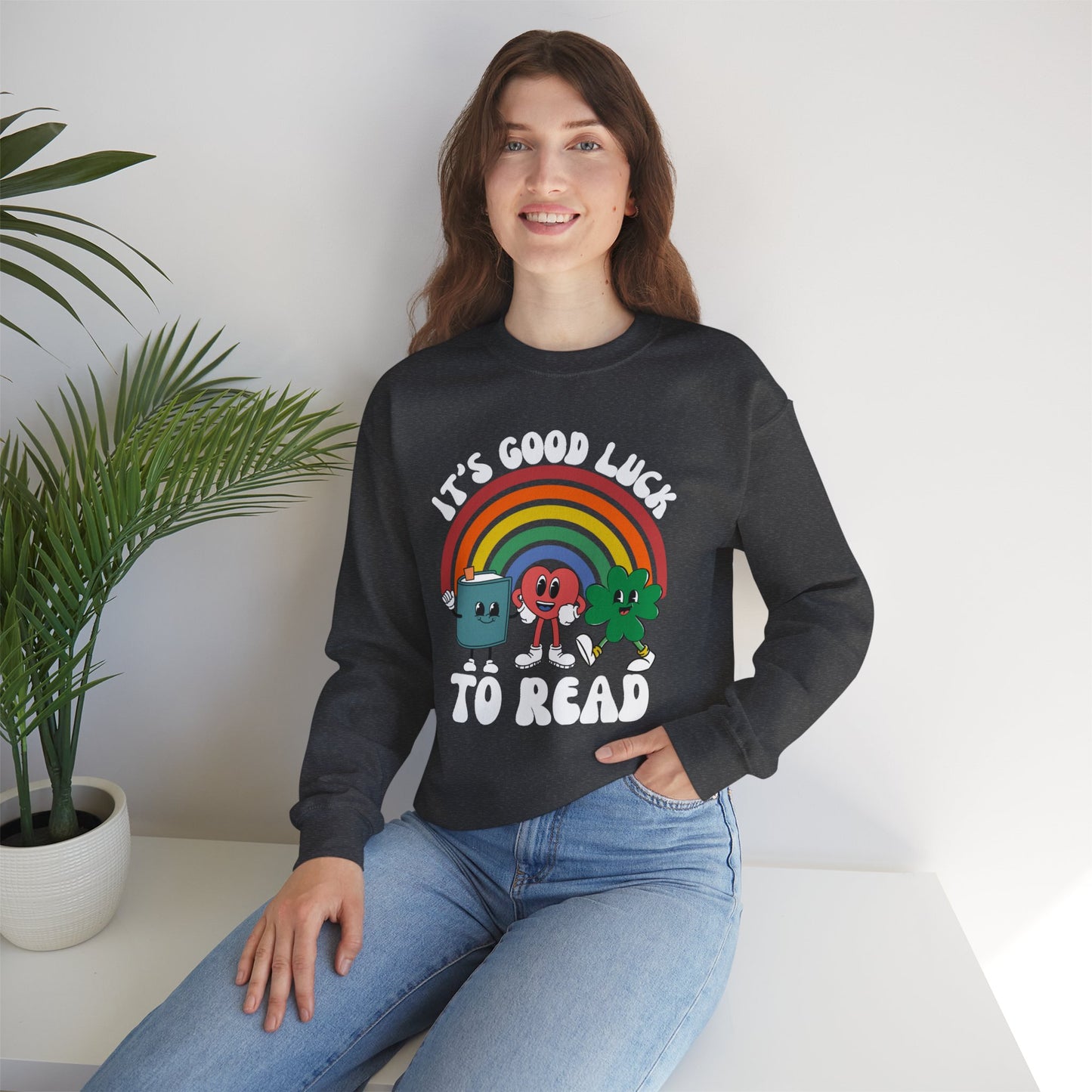 It's Good Luck To Read Unisex Heavy Blend™ Crewneck Sweatshirt