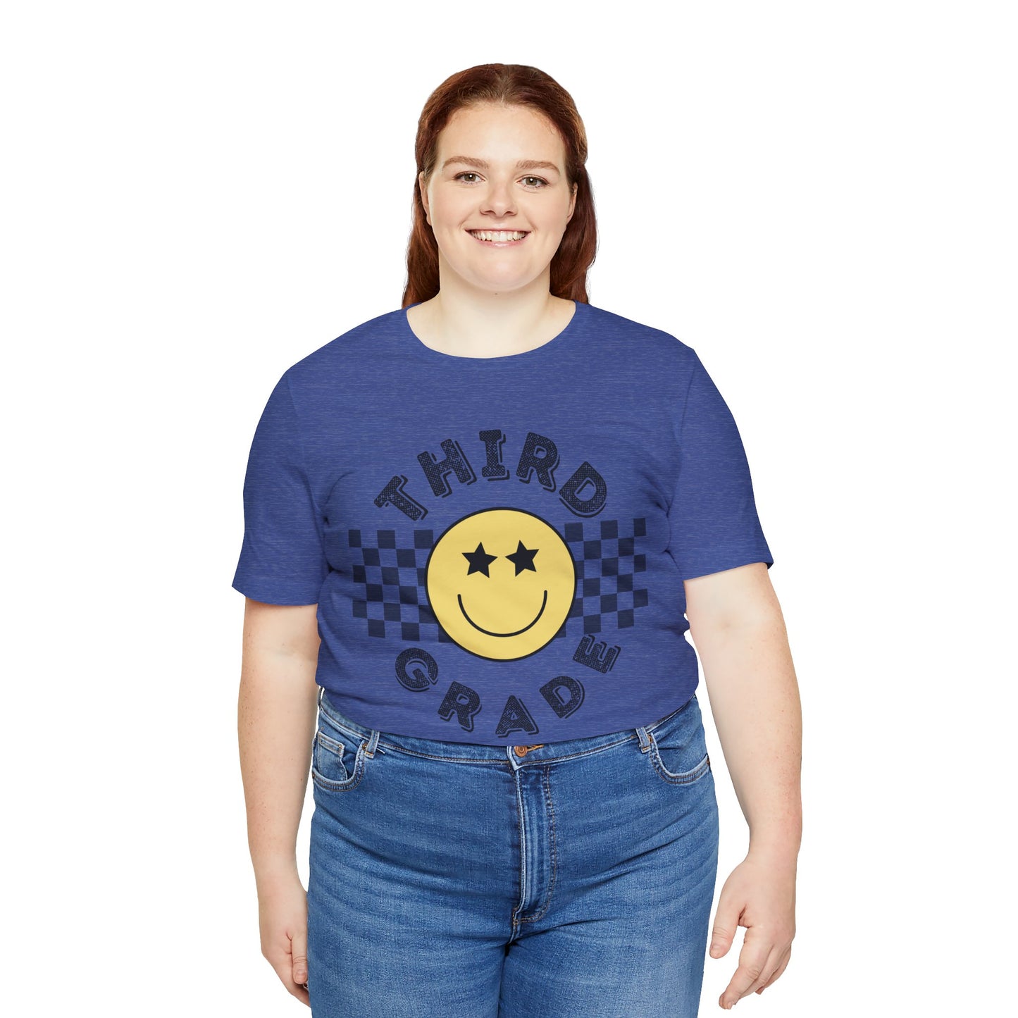 Third Grade Star Eyed Smiley Tee