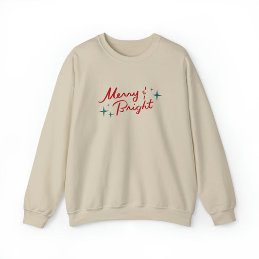 Merry & Bright Red Unisex Heavy Blend™ Crewneck Sweatshirt