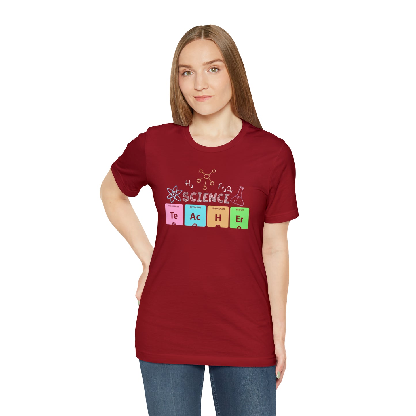 Science Teacher Elements Unisex Jersey Short Sleeve Tee