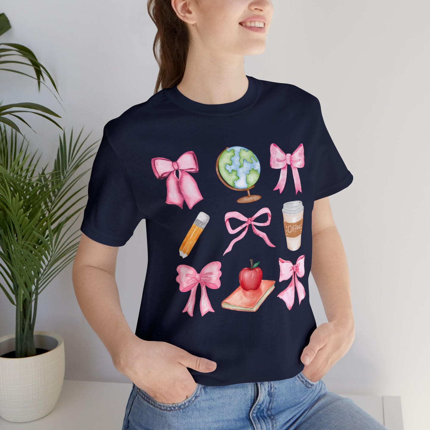 Teacher Coquette Bows Tee