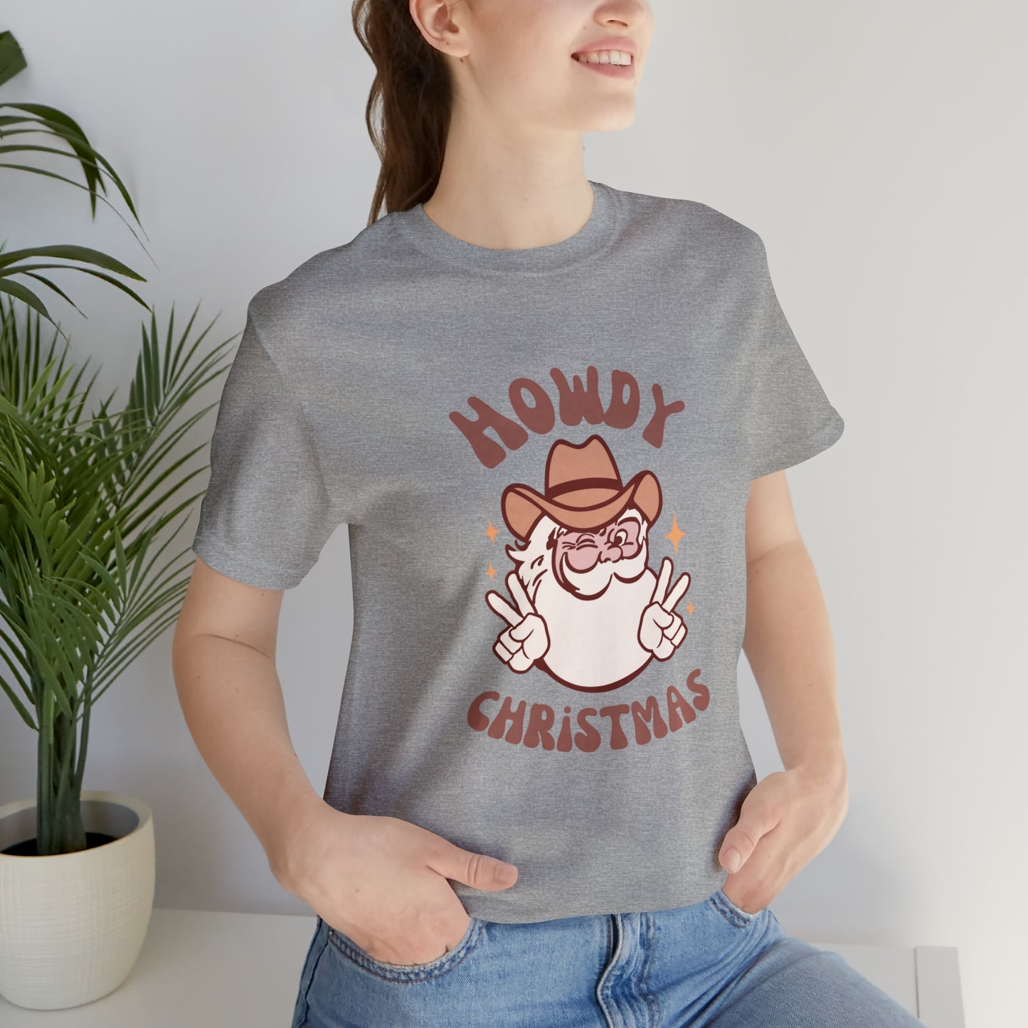 Howdy Christmas Unisex Jersey Short Sleeve Tee