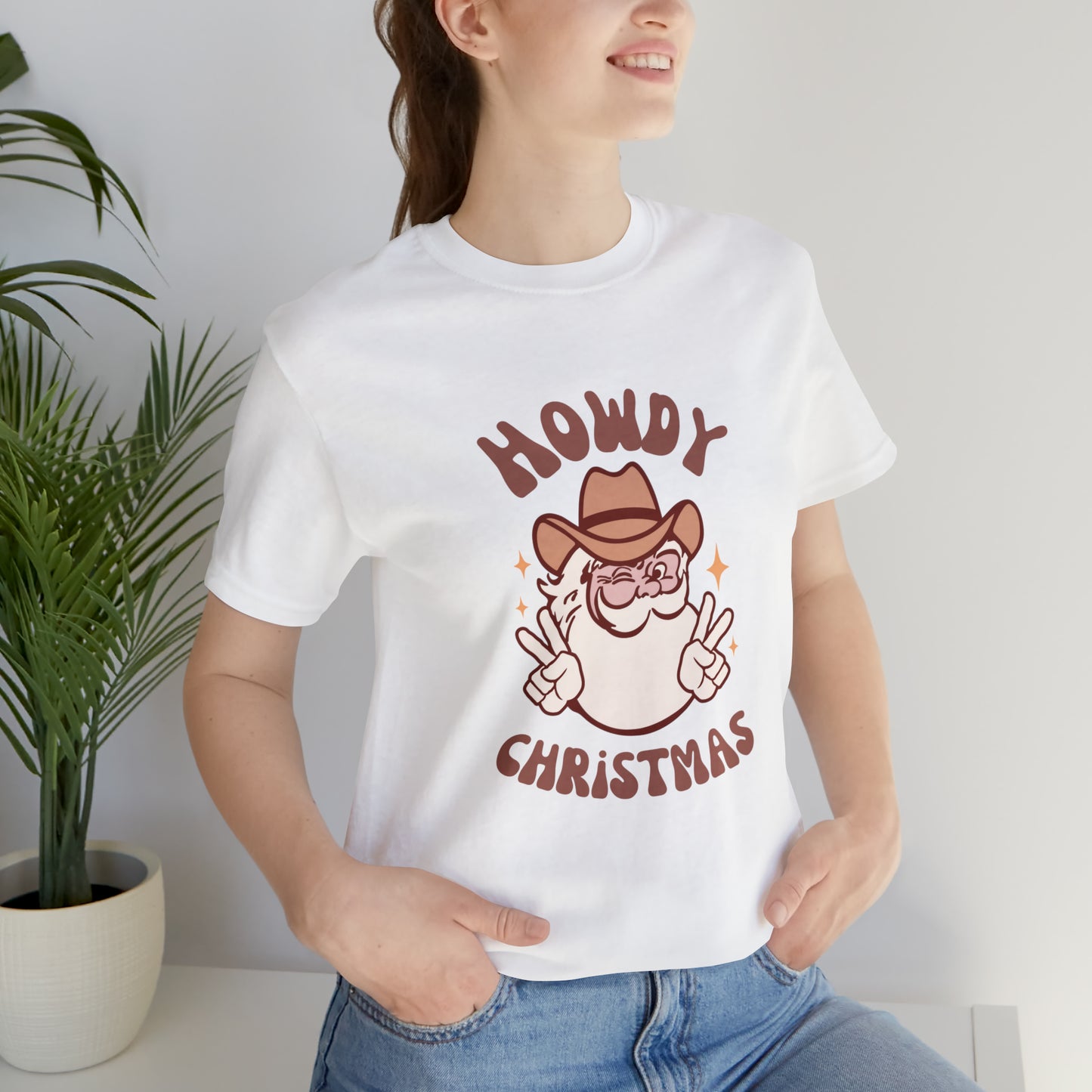 Howdy Christmas Unisex Jersey Short Sleeve Tee