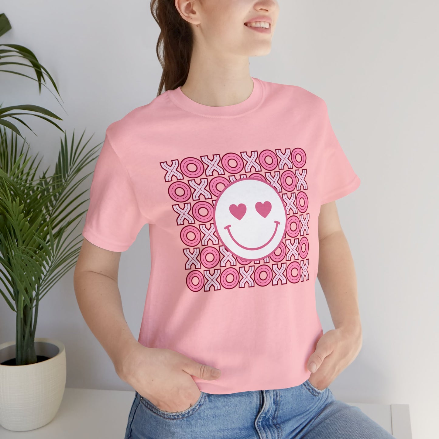 XOXOXOXO Smiley Unisex Jersey Short Sleeve Tee