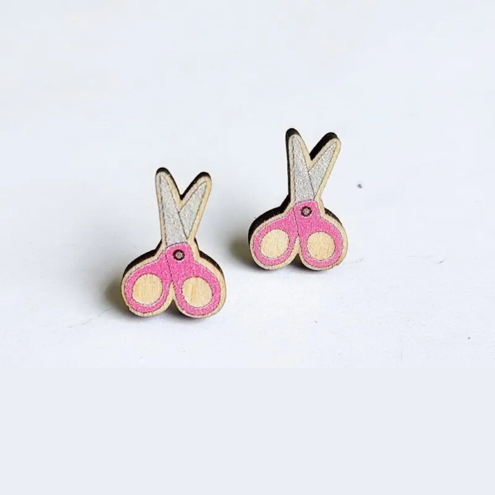 Scissors Stud Earrings