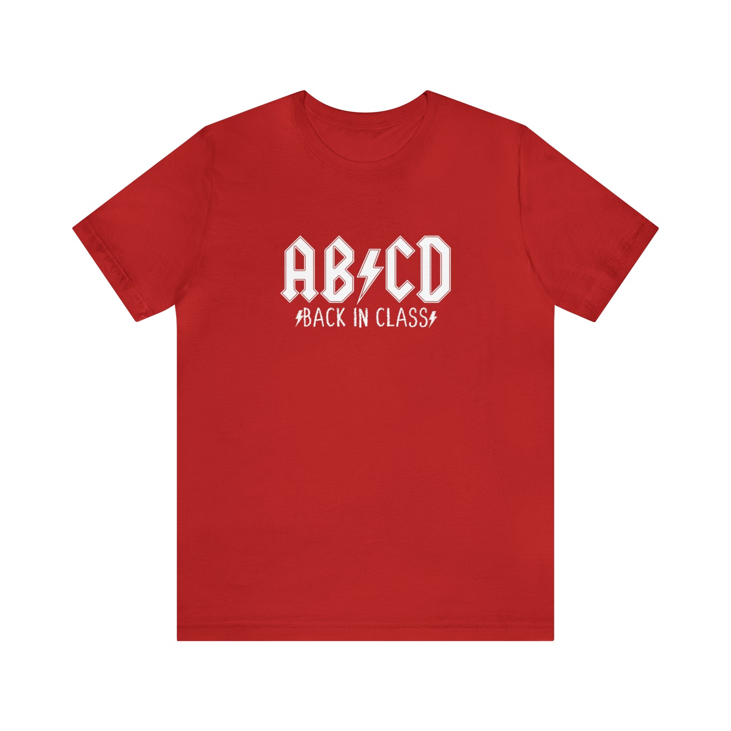 AB/CD Back in Class Unisex Jersey Short Sleeve Tee