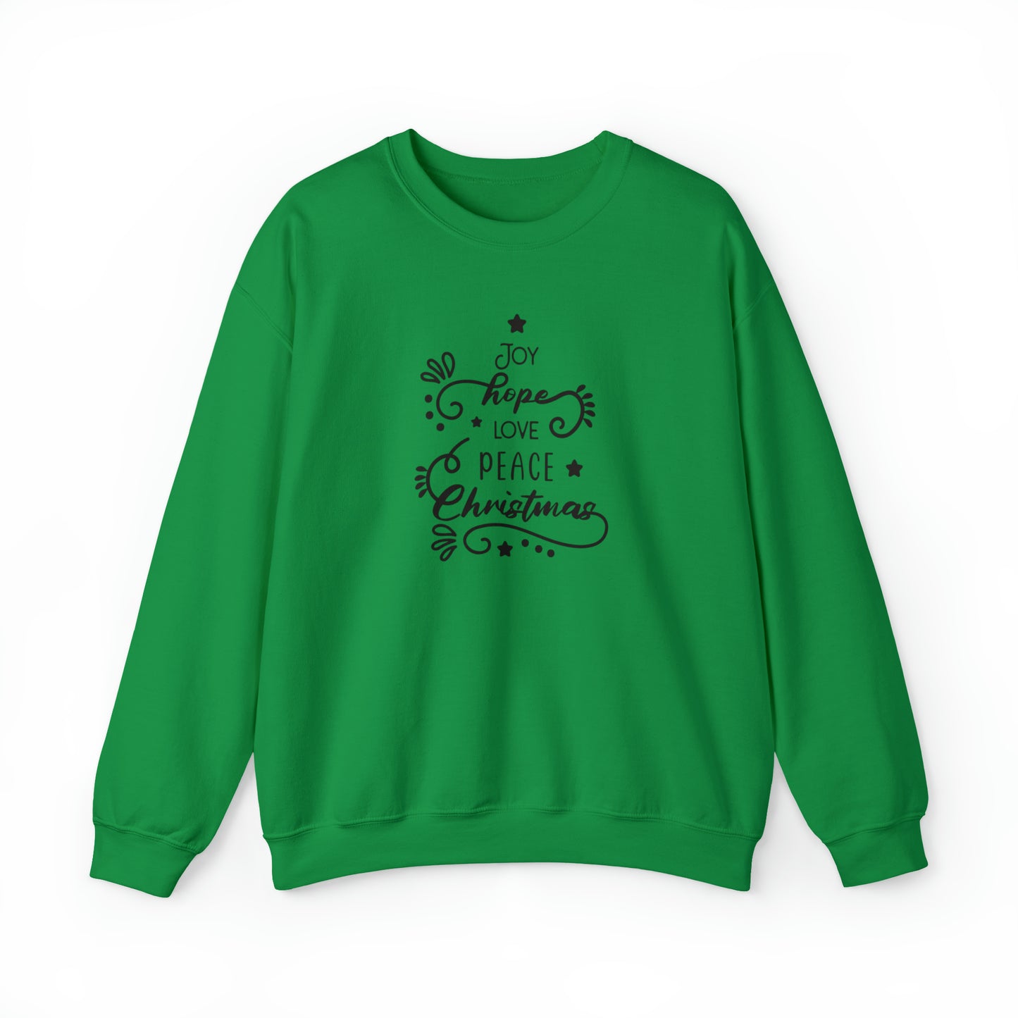 Joy Hope Peace Love Unisex Heavy Blend™ Crewneck Sweatshirt