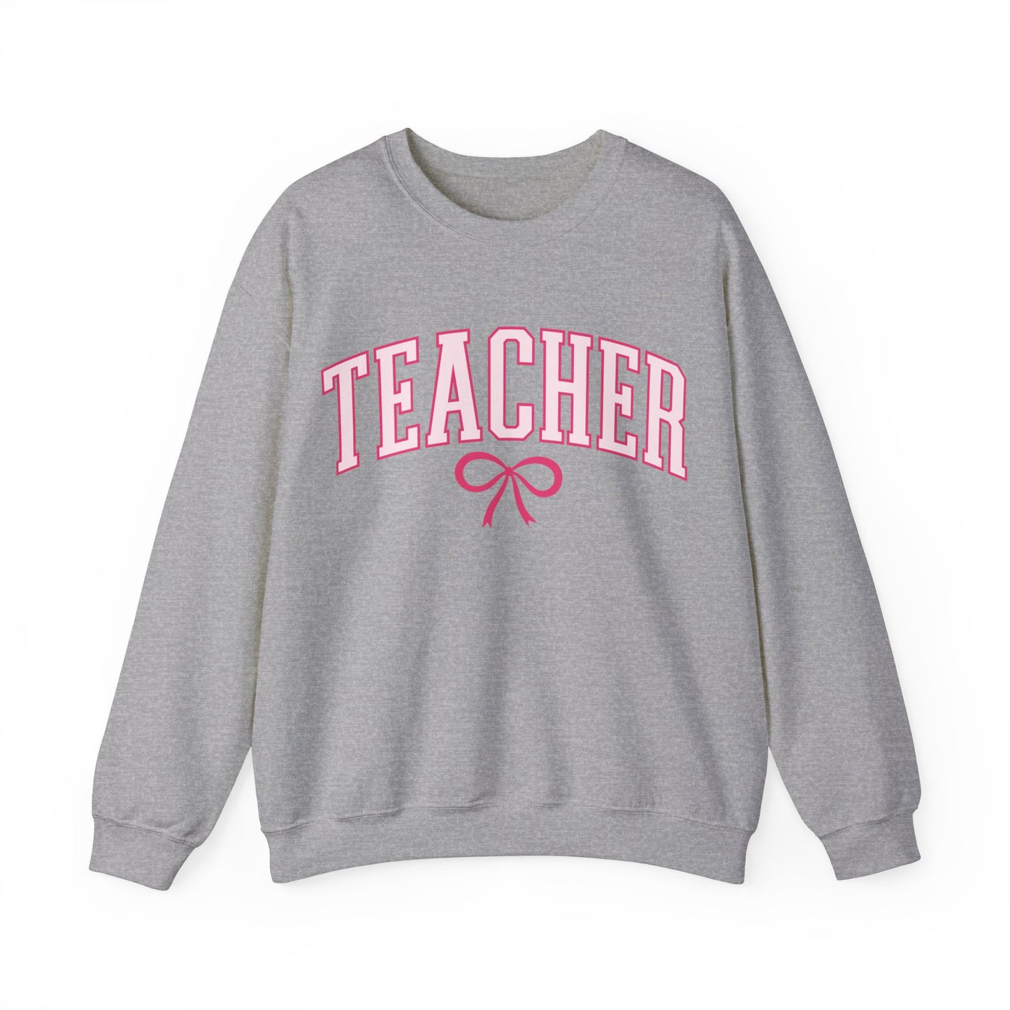 Teacher Varsity Bow Crewneck