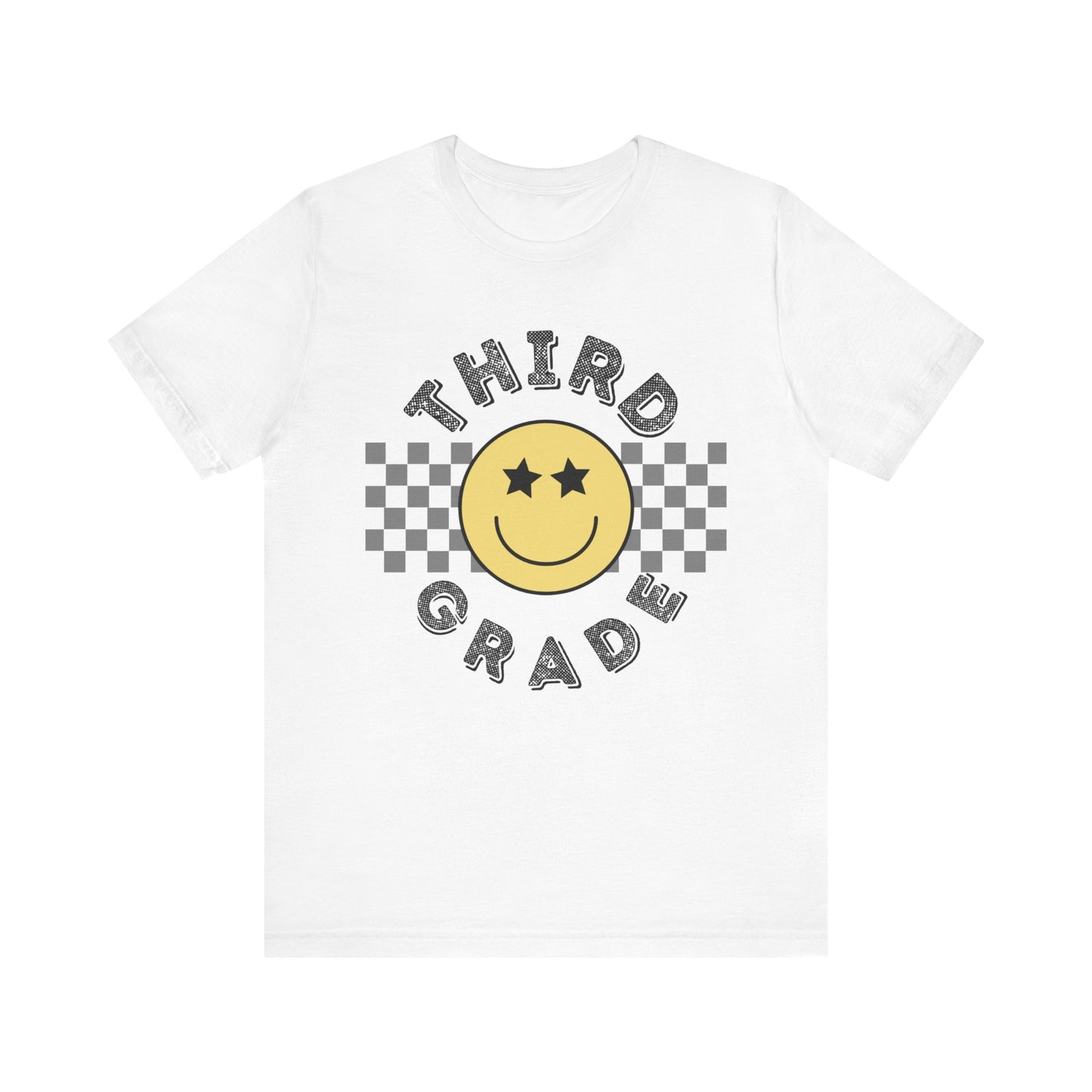 Third Grade Star Eyed Smiley Tee