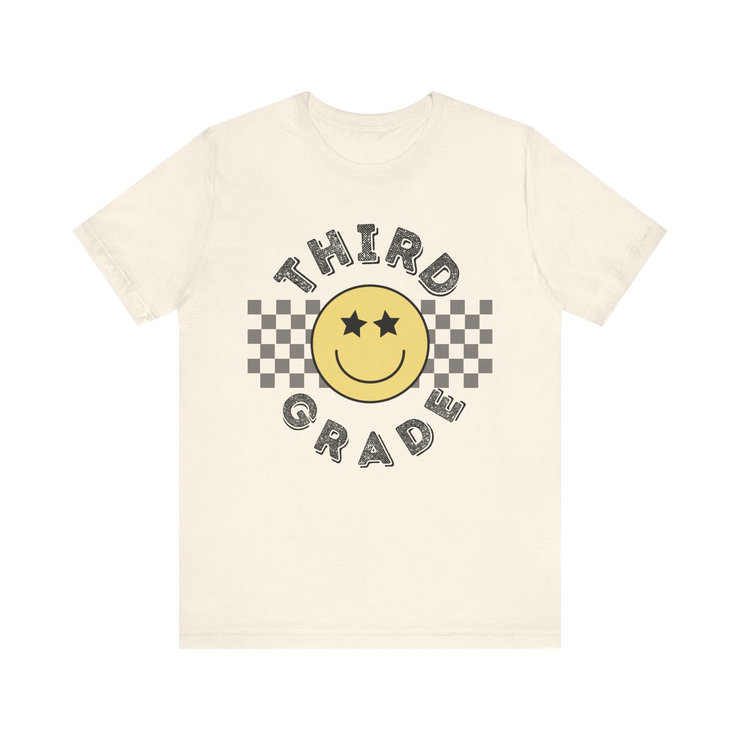 Third Grade Star Eyed Smiley Tee