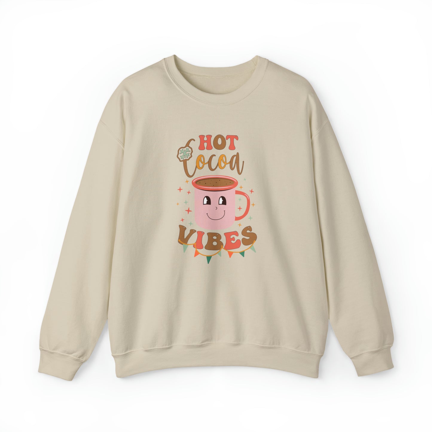 Hot Cocoa Vibes Unisex Heavy Blend™ Crewneck Sweatshirt