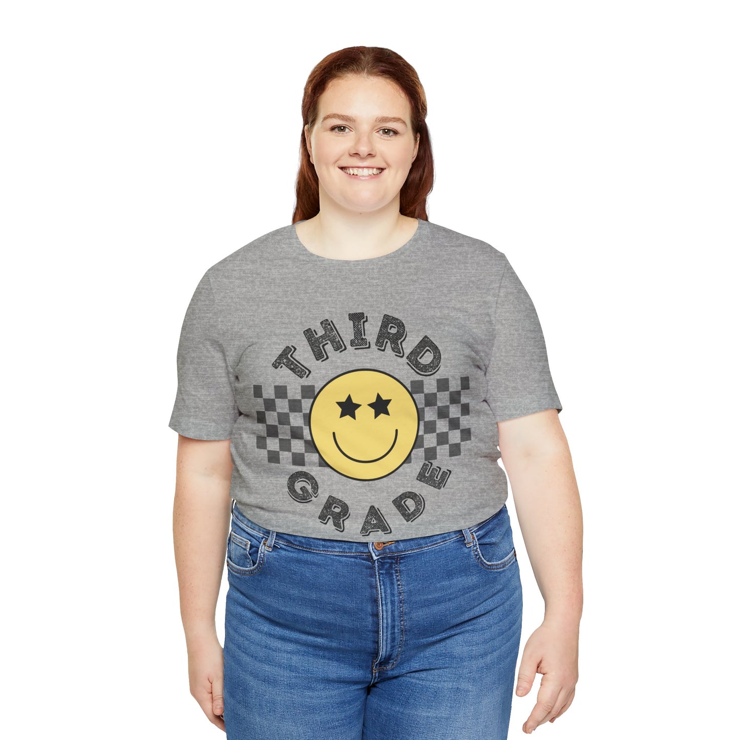 Third Grade Star Eyed Smiley Tee