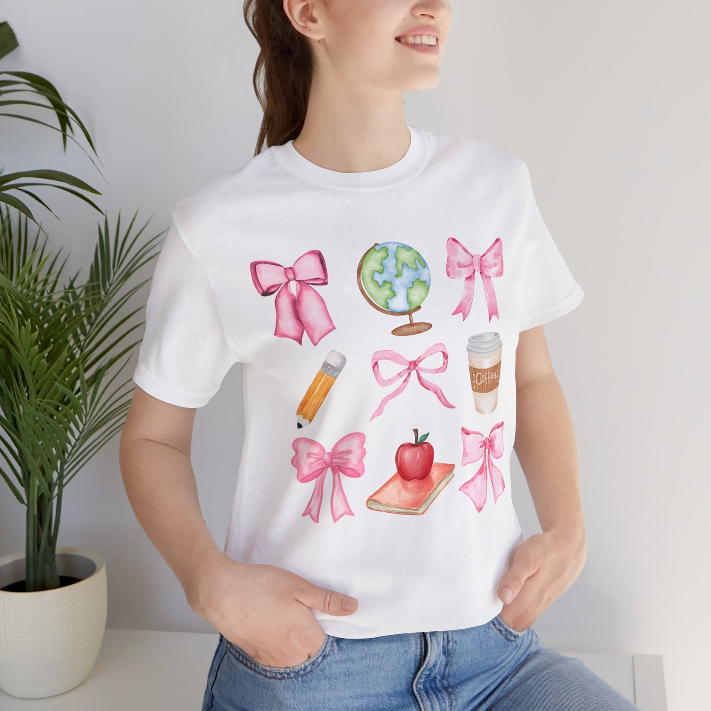 Teacher Coquette Bows Tee