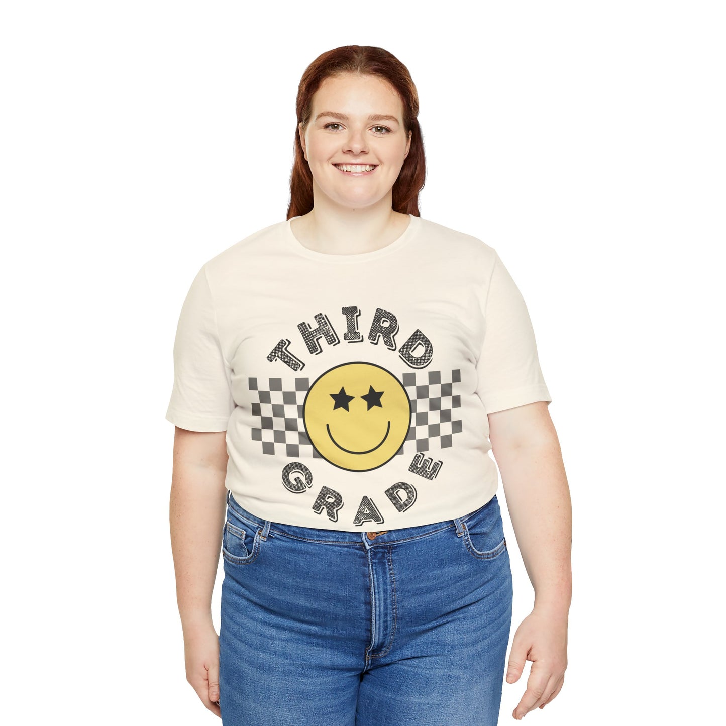 Third Grade Star Eyed Smiley Tee