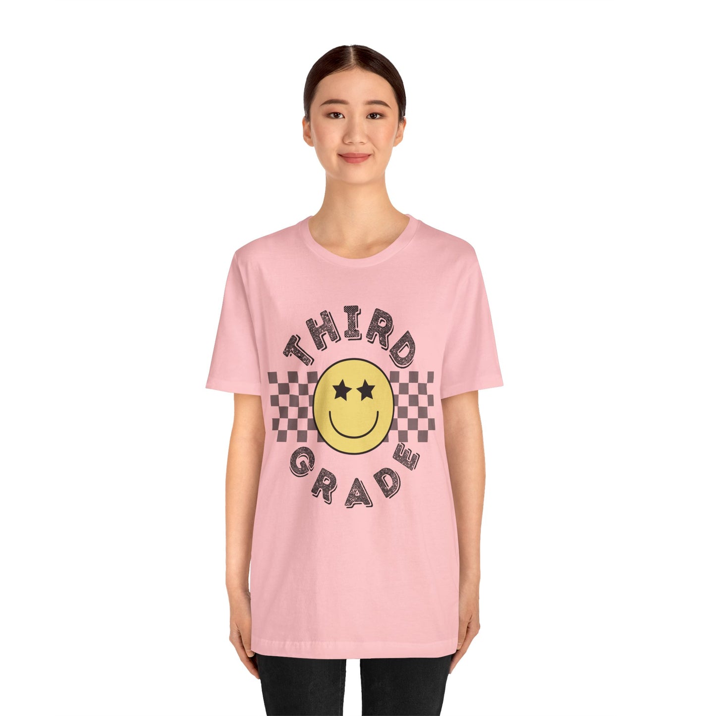 Third Grade Star Eyed Smiley Tee