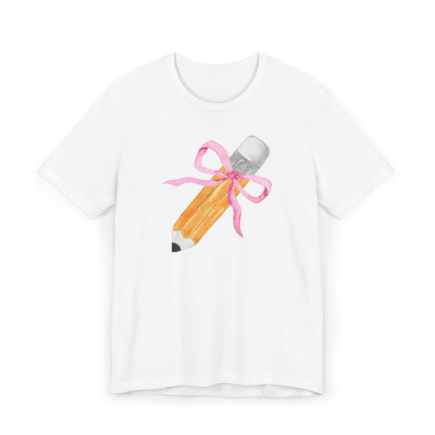 Coquette Pencil Teacher Tee