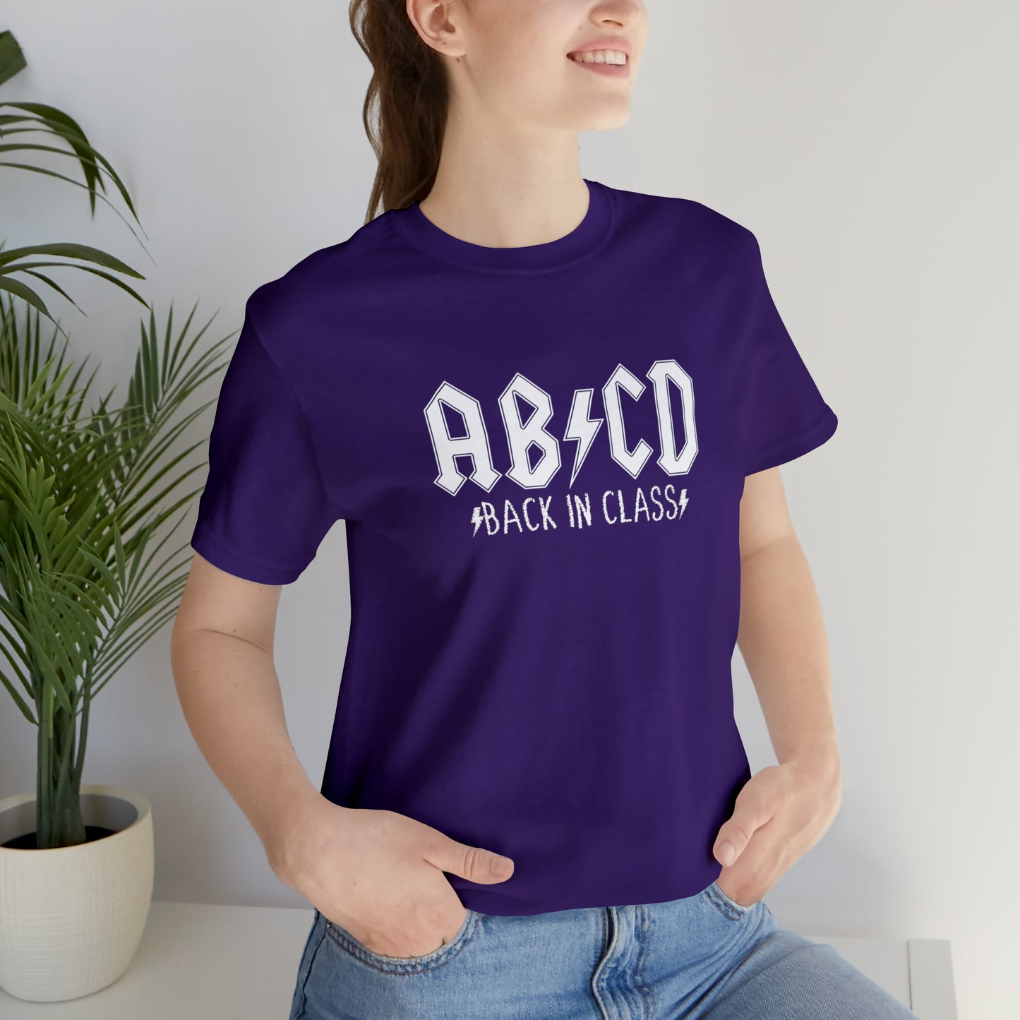 AB/CD Back in Class Unisex Jersey Short Sleeve Tee