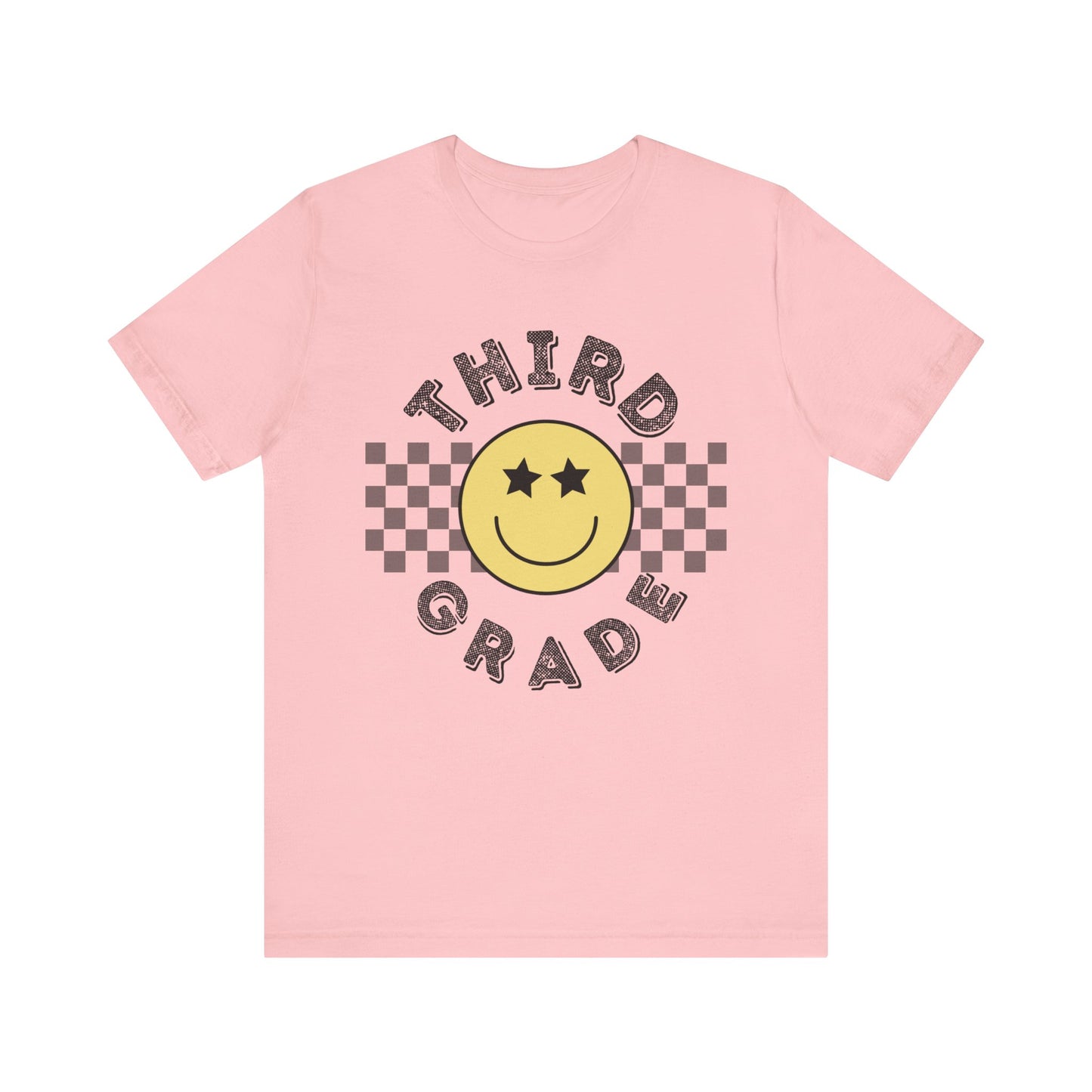 Third Grade Star Eyed Smiley Tee