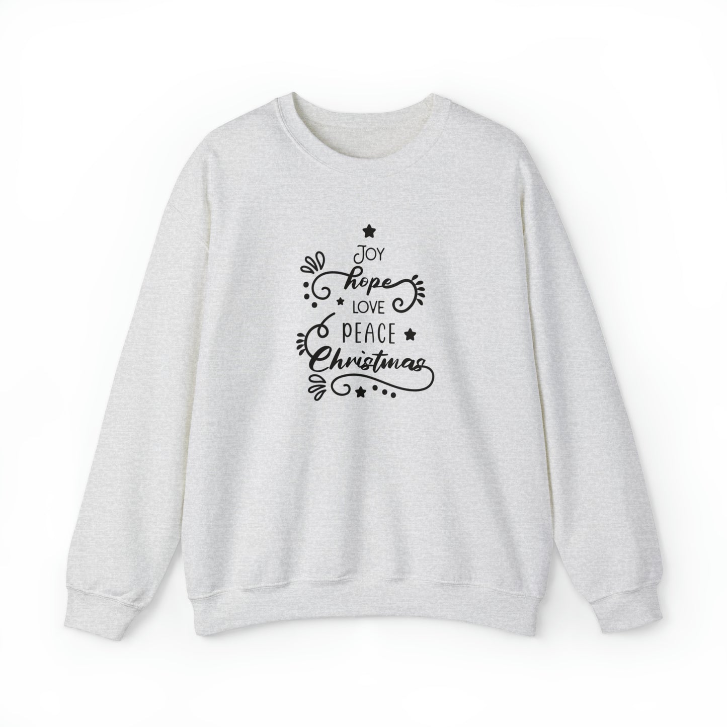 Joy Hope Peace Love Unisex Heavy Blend™ Crewneck Sweatshirt