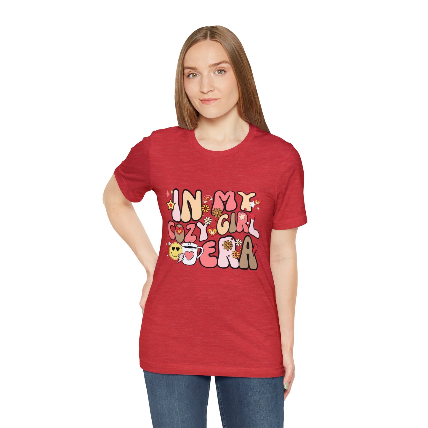 In My Cozy Girl Era Unisex Jersey Short Sleeve Tee