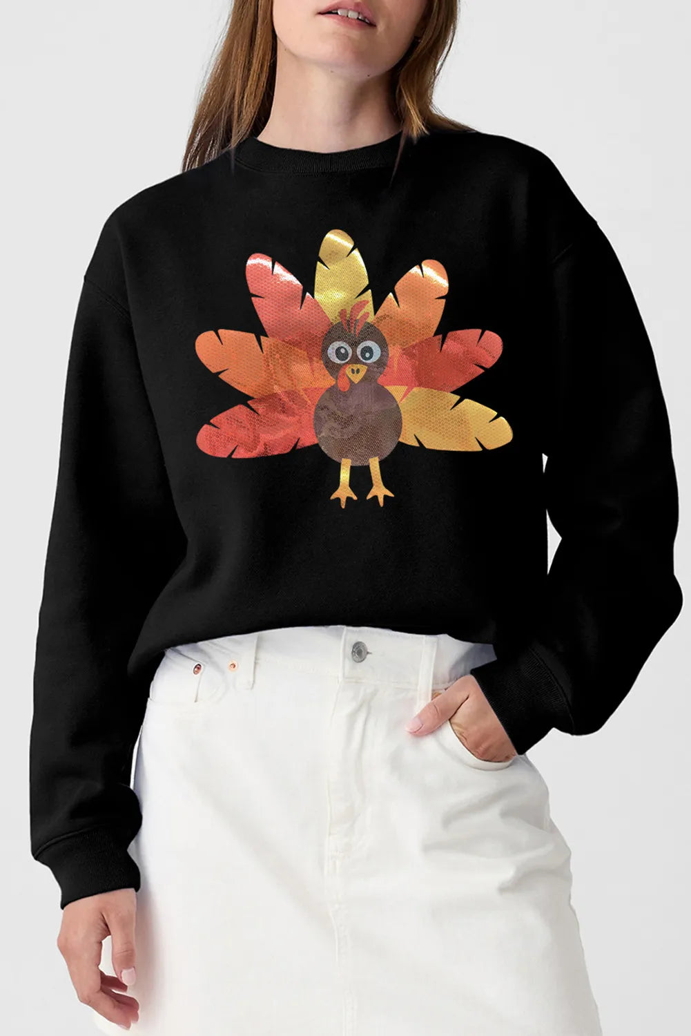 Turkey Graphic Sweatshirt