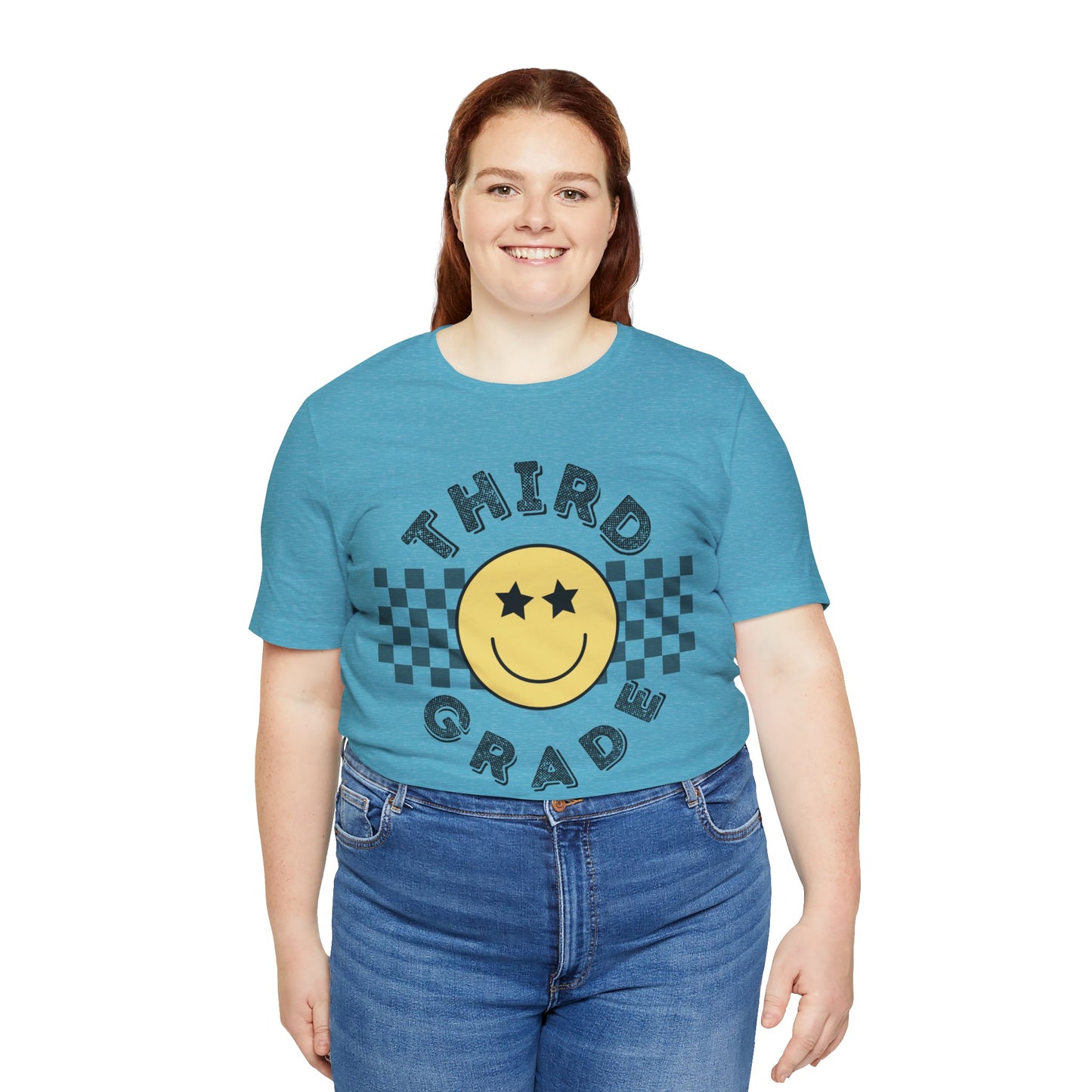 Third Grade Star Eyed Smiley Tee