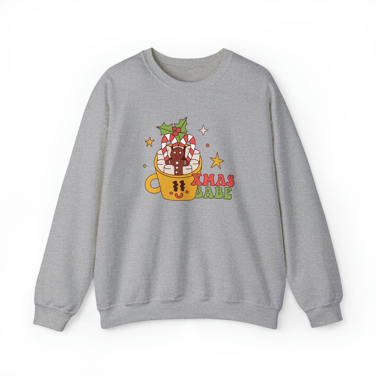 Xmas Babe Unisex Heavy Blend™ Crewneck Sweatshirt