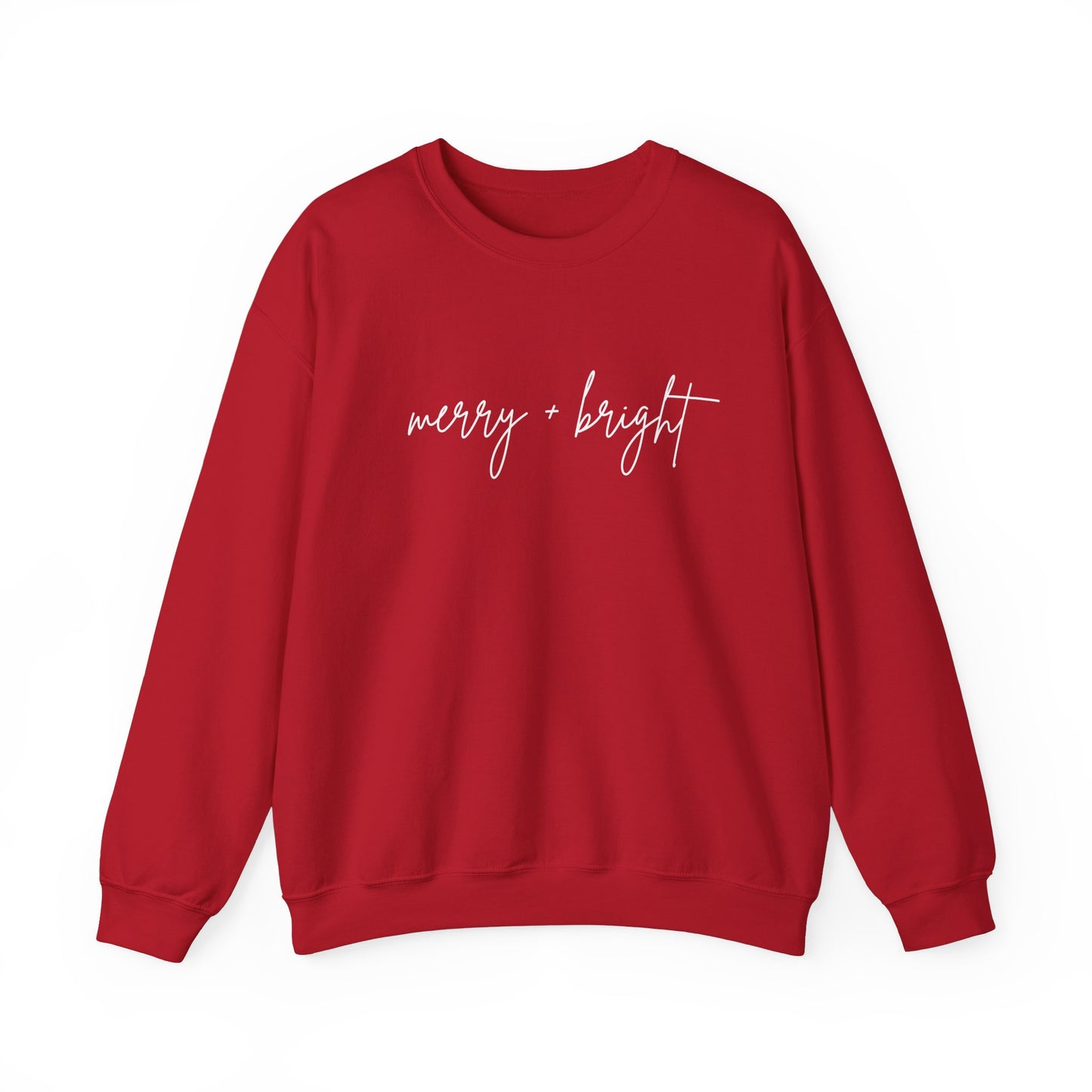 Merry + Bright Cursive Sweatshirt