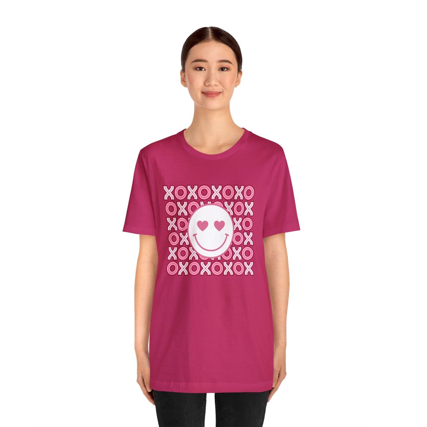 XOXOXOXO Smiley Unisex Jersey Short Sleeve Tee