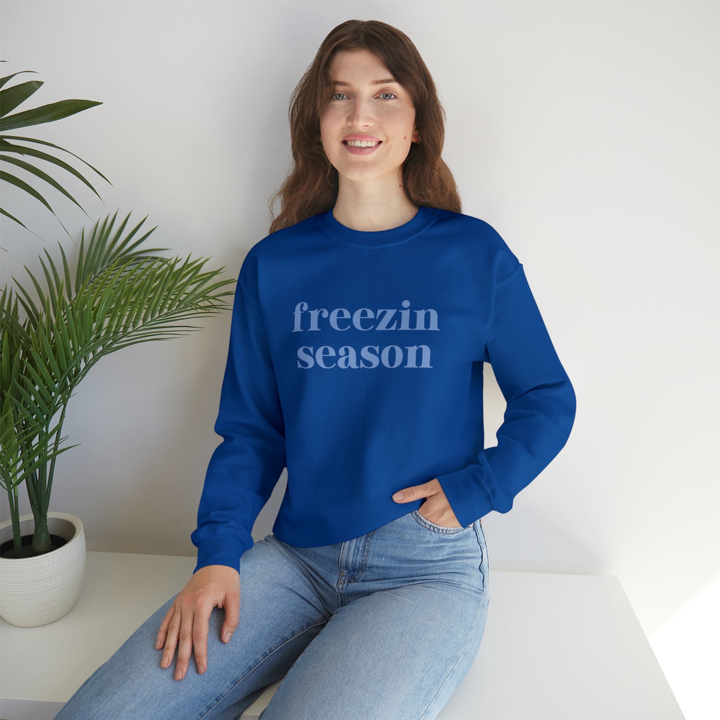 Freezin Season Unisex Heavy Blend™ Crewneck Sweatshirt