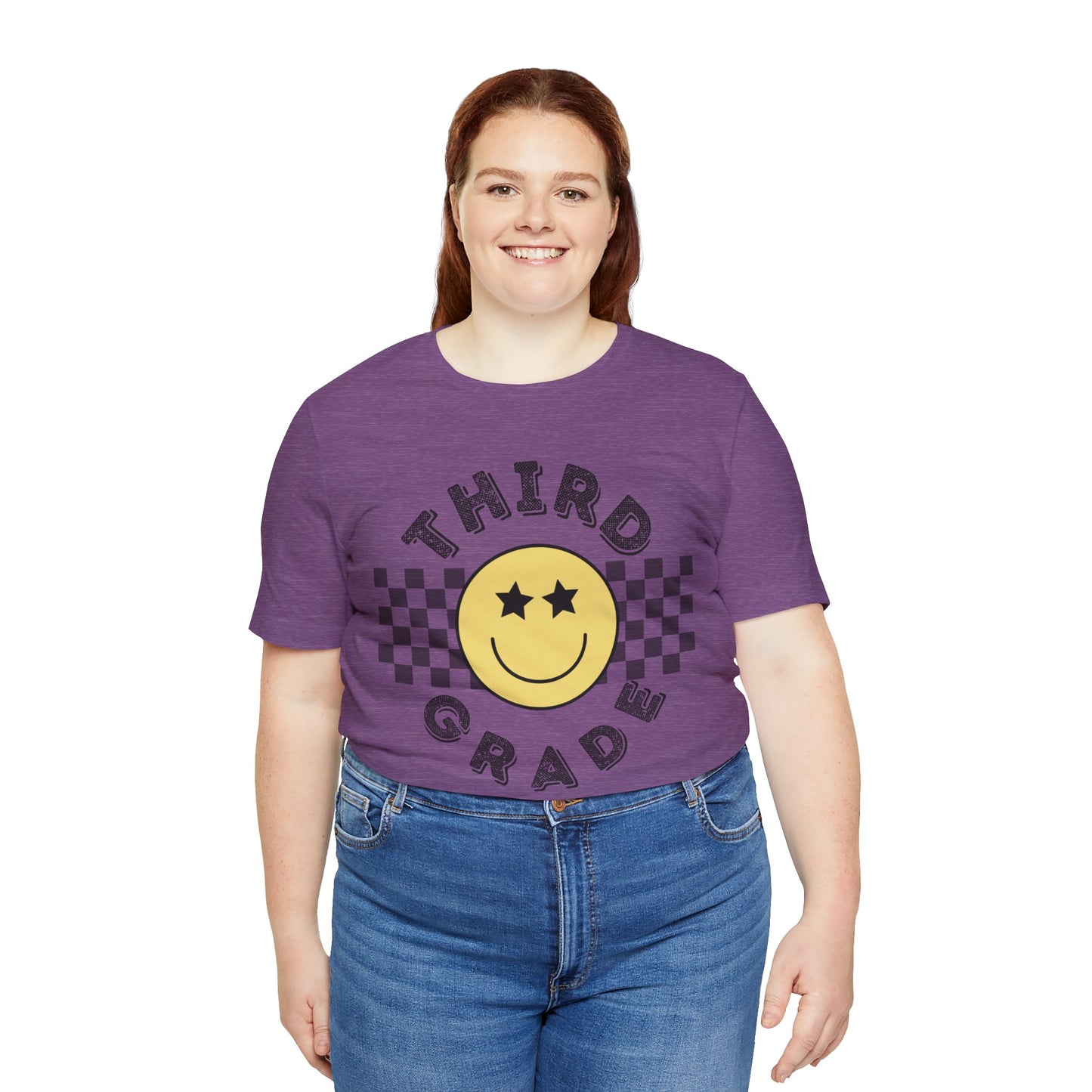 Third Grade Star Eyed Smiley Tee