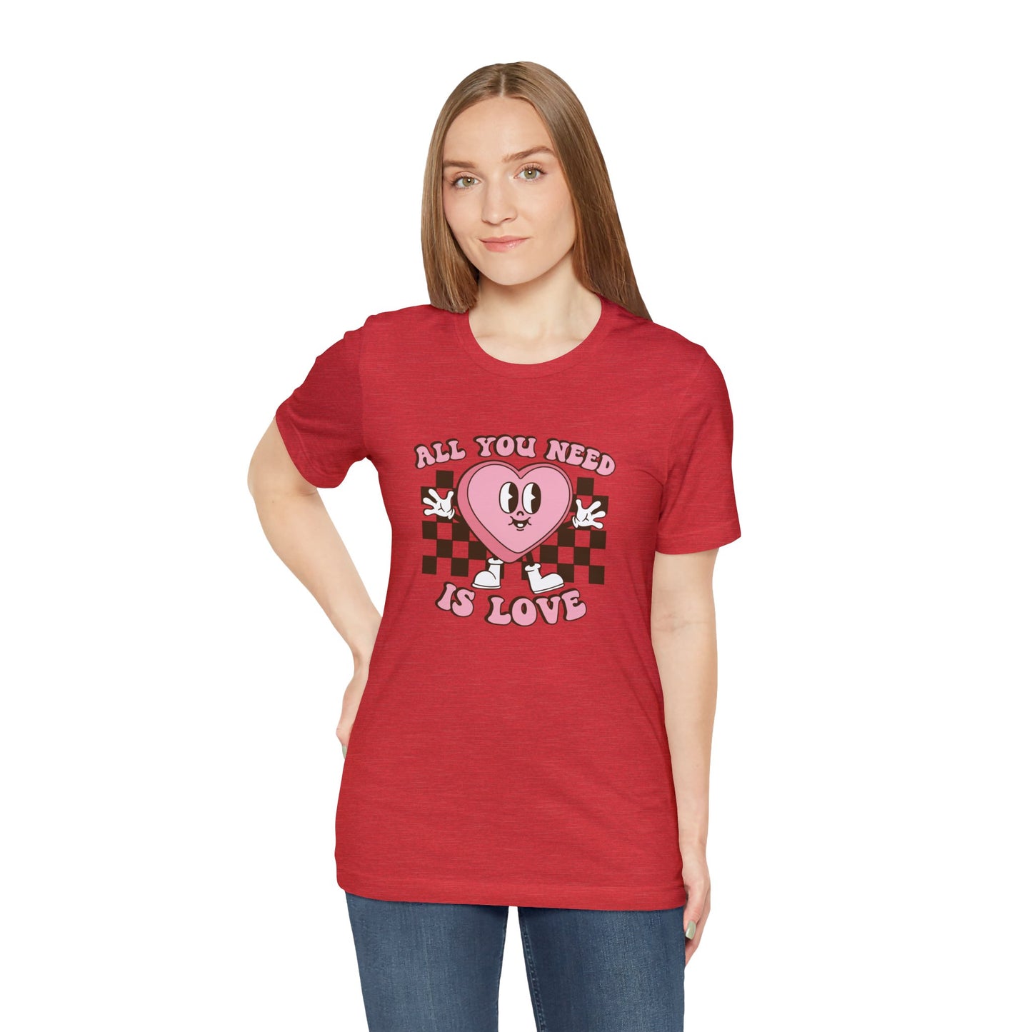 All You Need Is Love Unisex Jersey Short Sleeve Tee