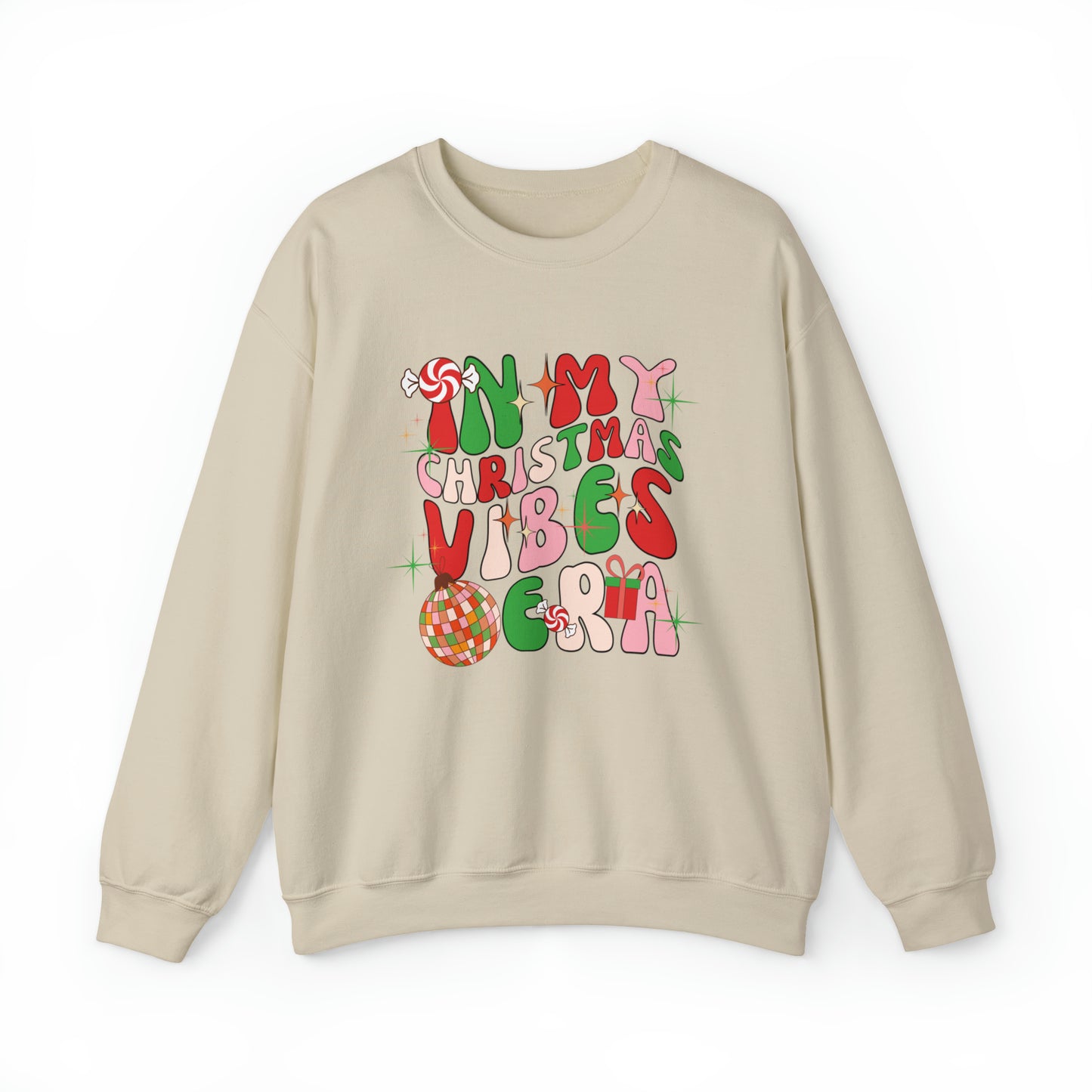 In My Christmas Vibes Era Unisex Heavy Blend™ Crewneck Sweatshirt