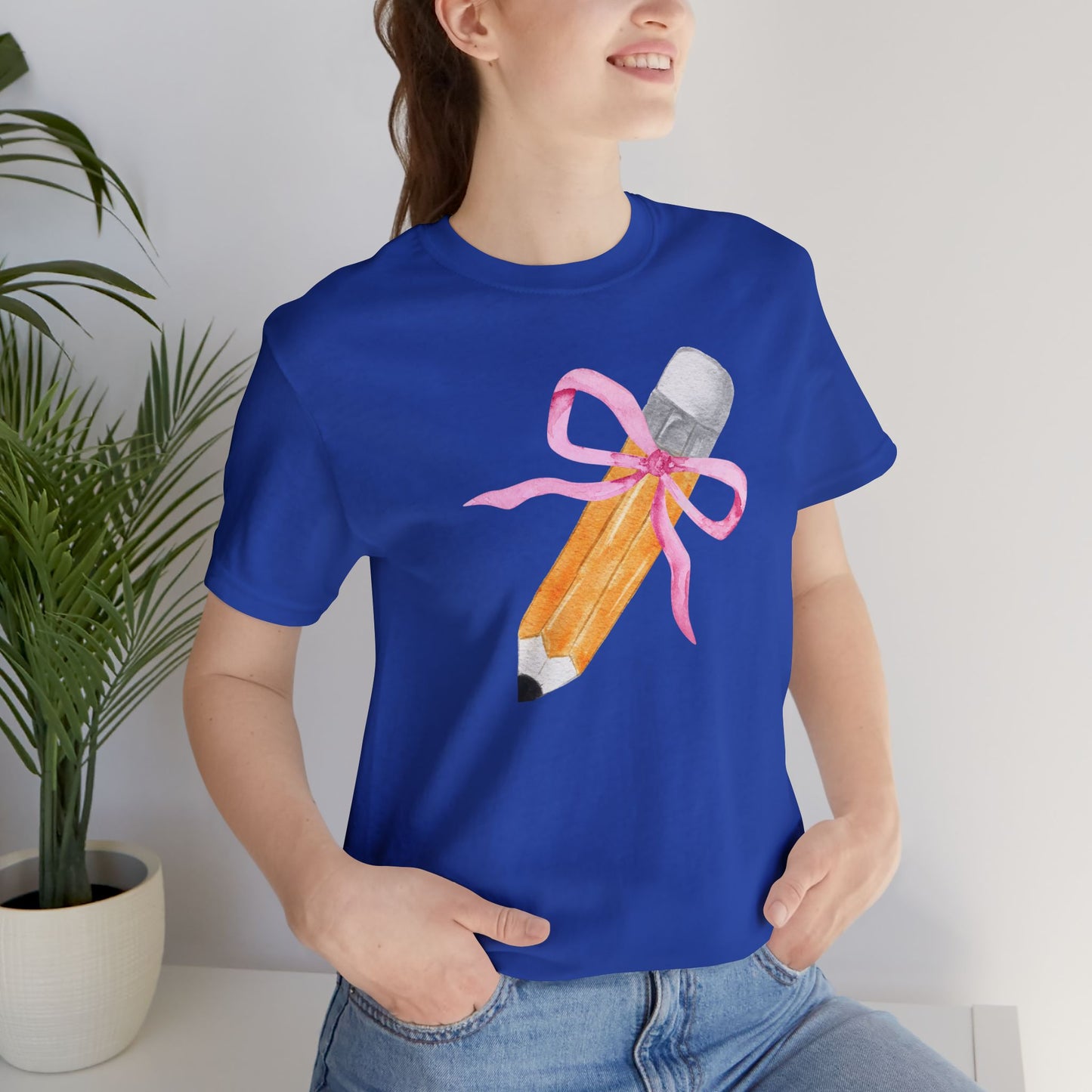 Coquette Pencil Teacher Tee