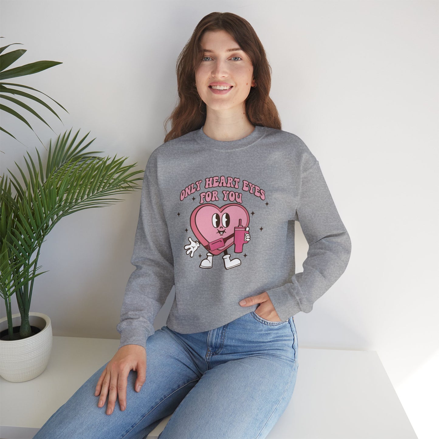 Only Heart Eyes For You Unisex Heavy Blend™ Crewneck Sweatshirt