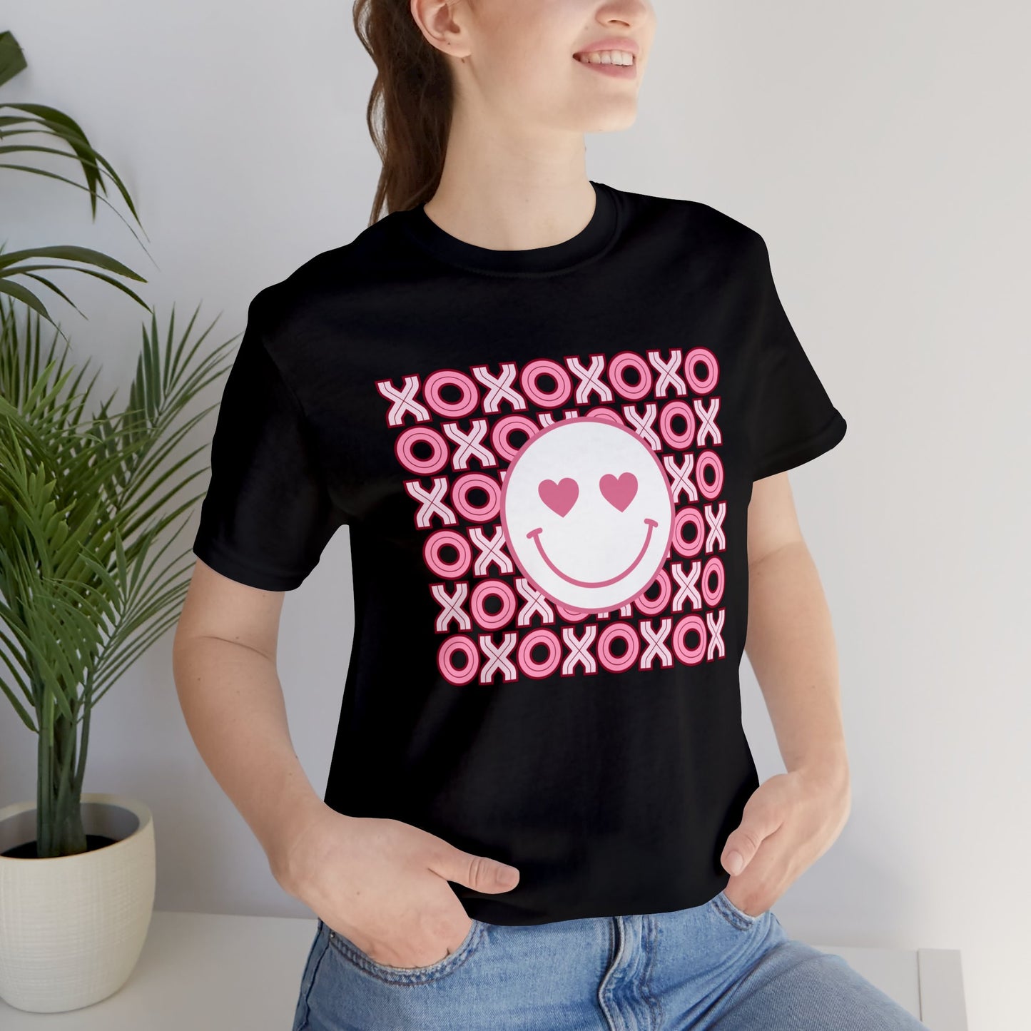 XOXOXOXO Smiley Unisex Jersey Short Sleeve Tee