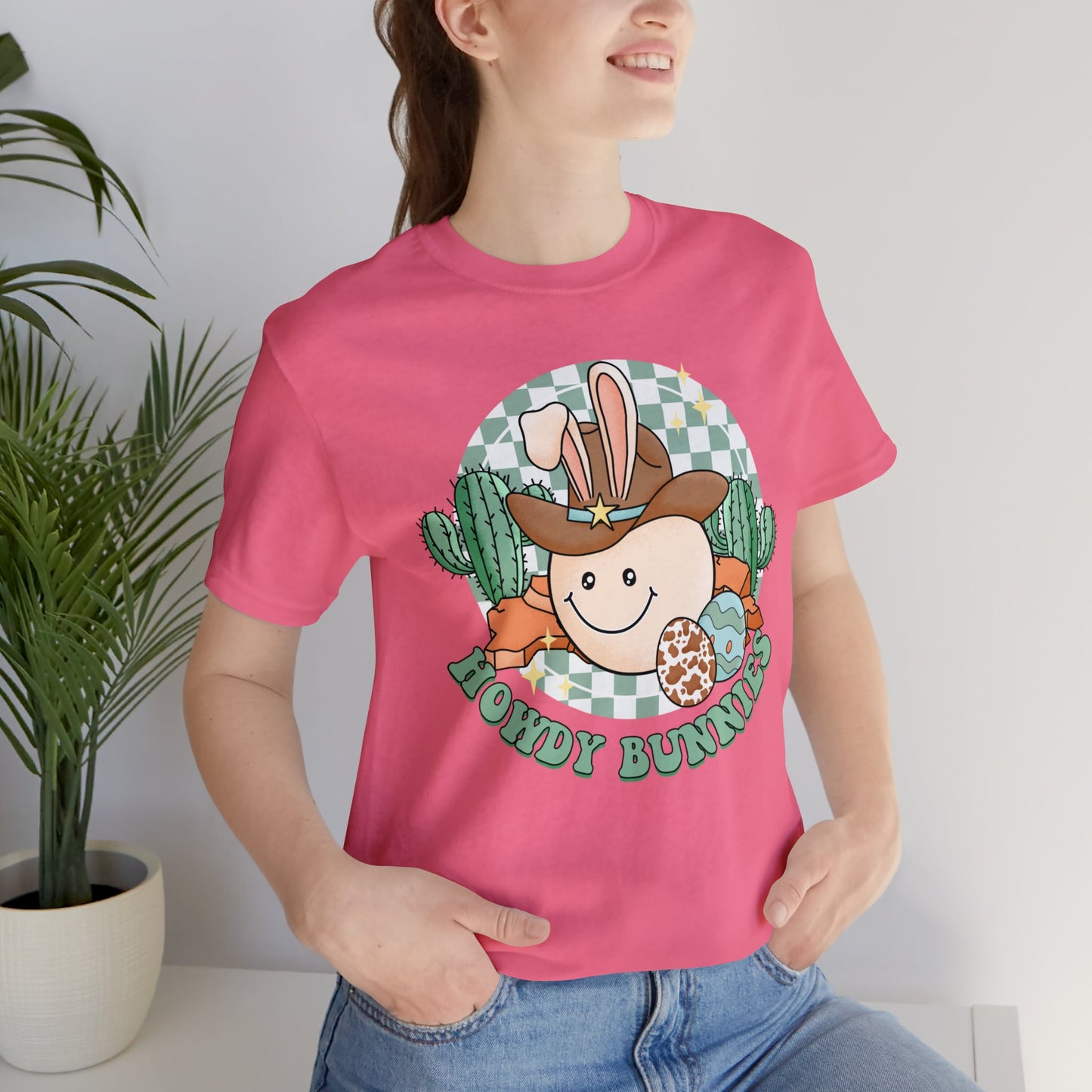 Howdy Bunnies Unisex Jersey Short Sleeve Tee