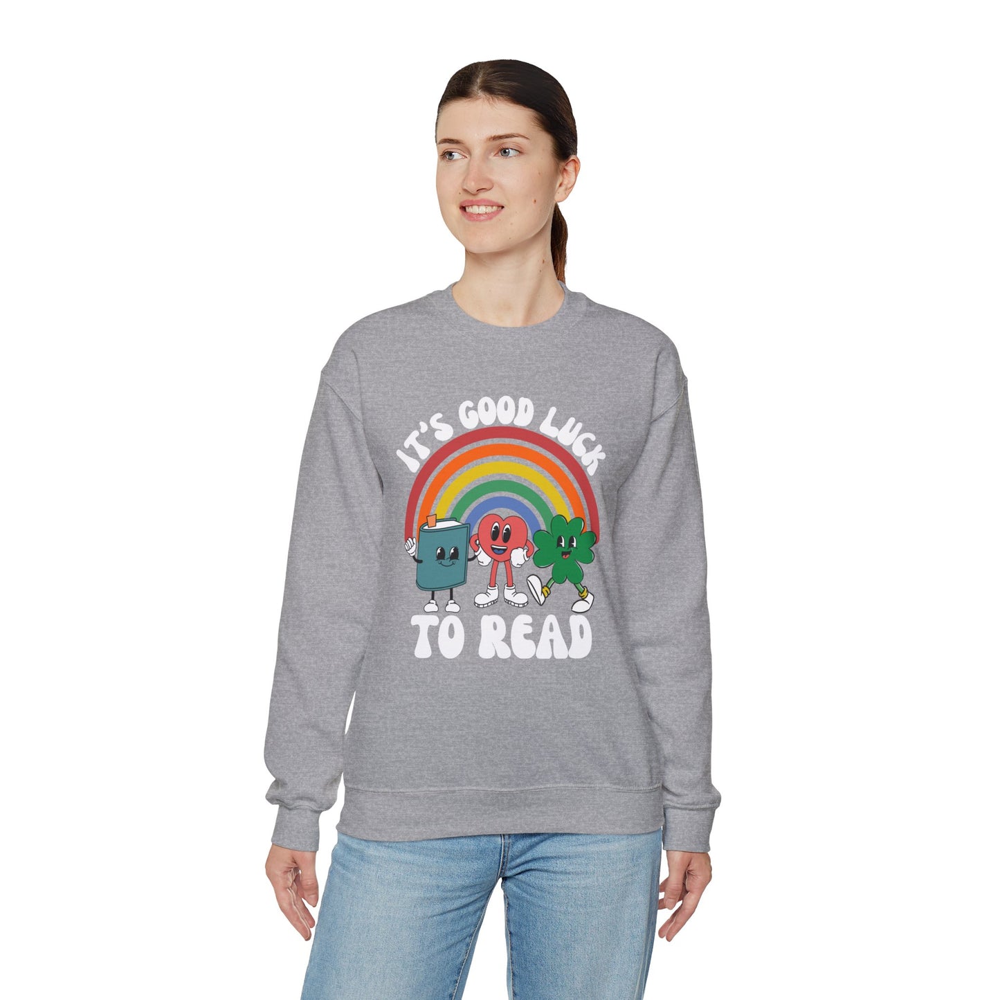 It's Good Luck To Read Unisex Heavy Blend™ Crewneck Sweatshirt