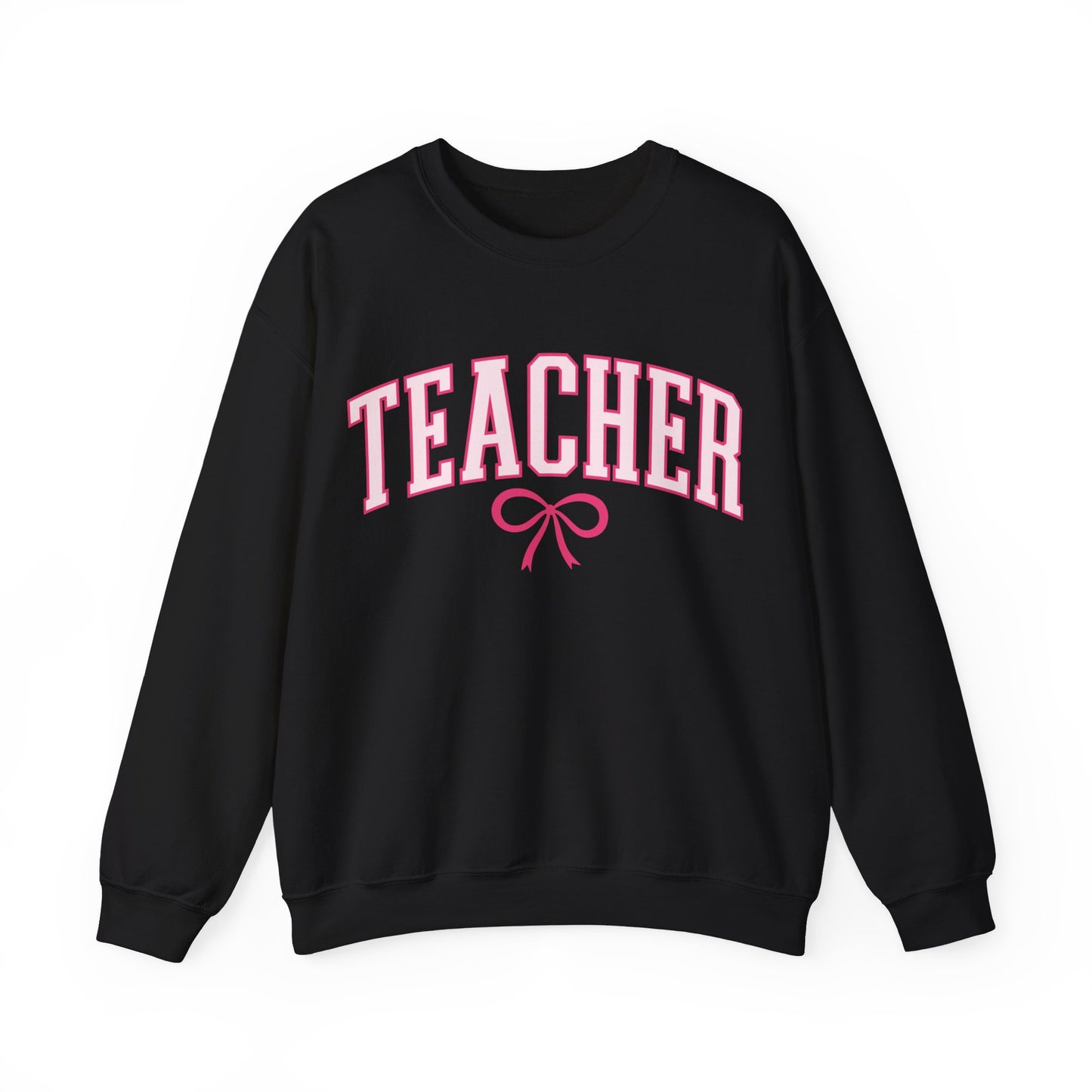 Teacher Varsity Bow Crewneck