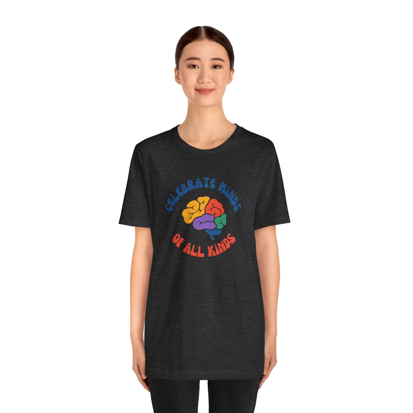 Celebrate Minds of All Kinds Unisex Jersey Short Sleeve Tee