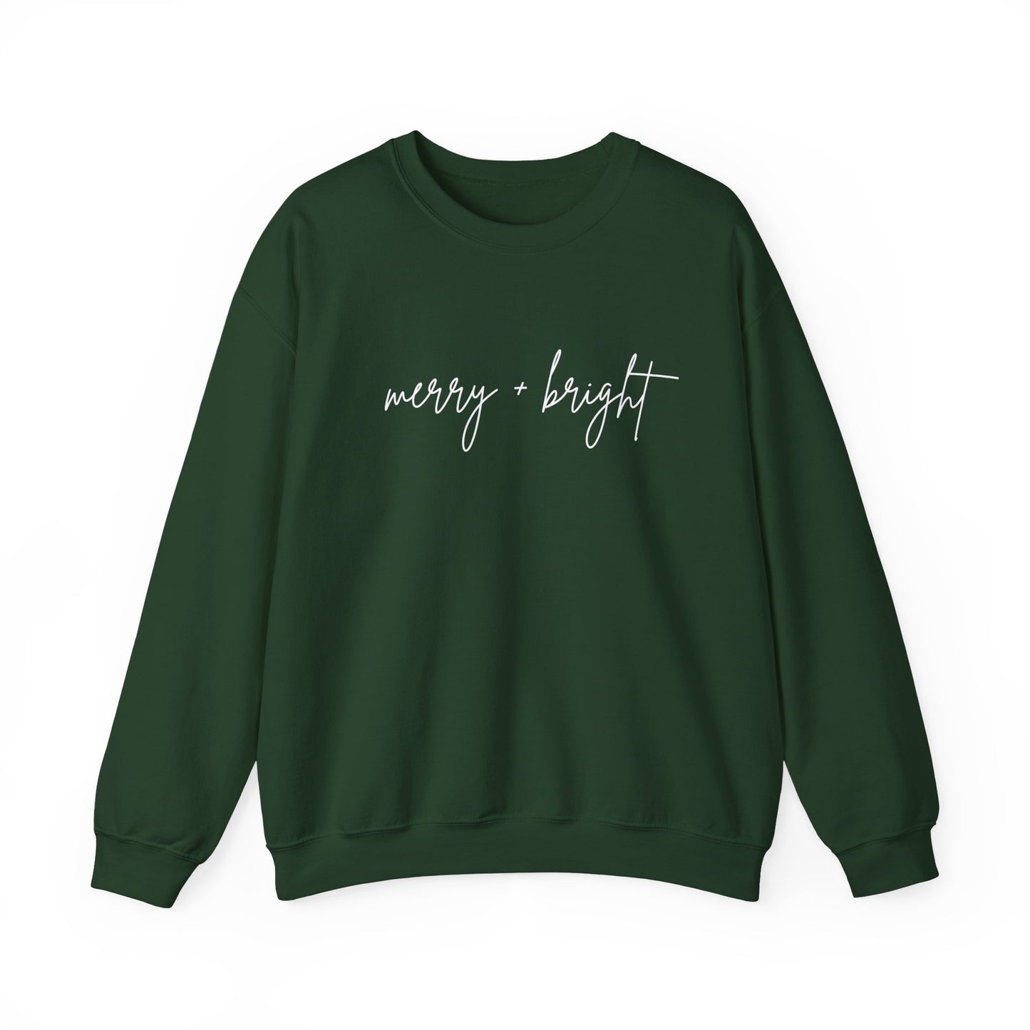 Merry + Bright Cursive Sweatshirt