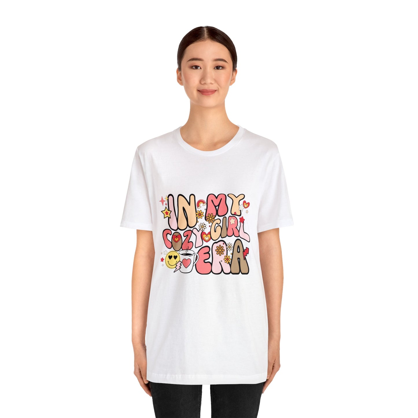 In My Cozy Girl Era Unisex Jersey Short Sleeve Tee