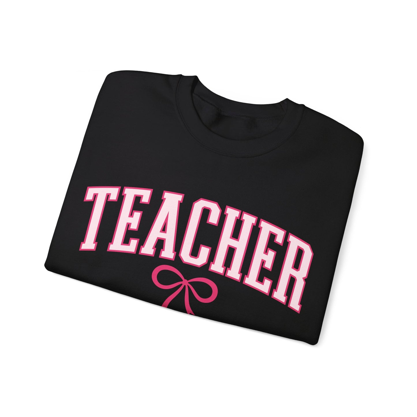 Teacher Varsity Bow Crewneck