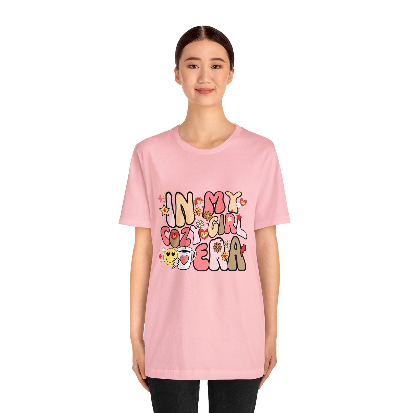 In My Cozy Girl Era Unisex Jersey Short Sleeve Tee