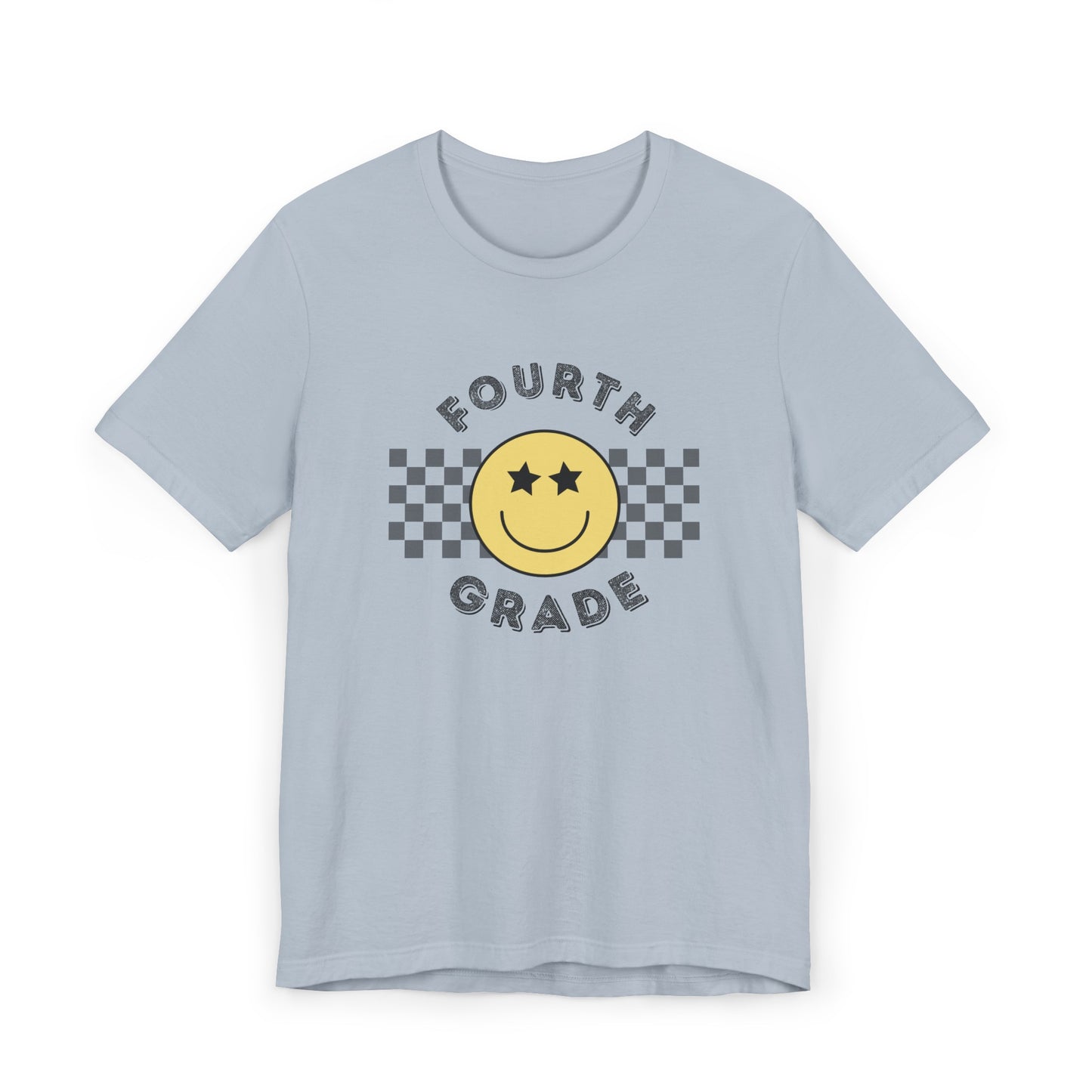 Fourth Grade Star Eyed Smiley Tee