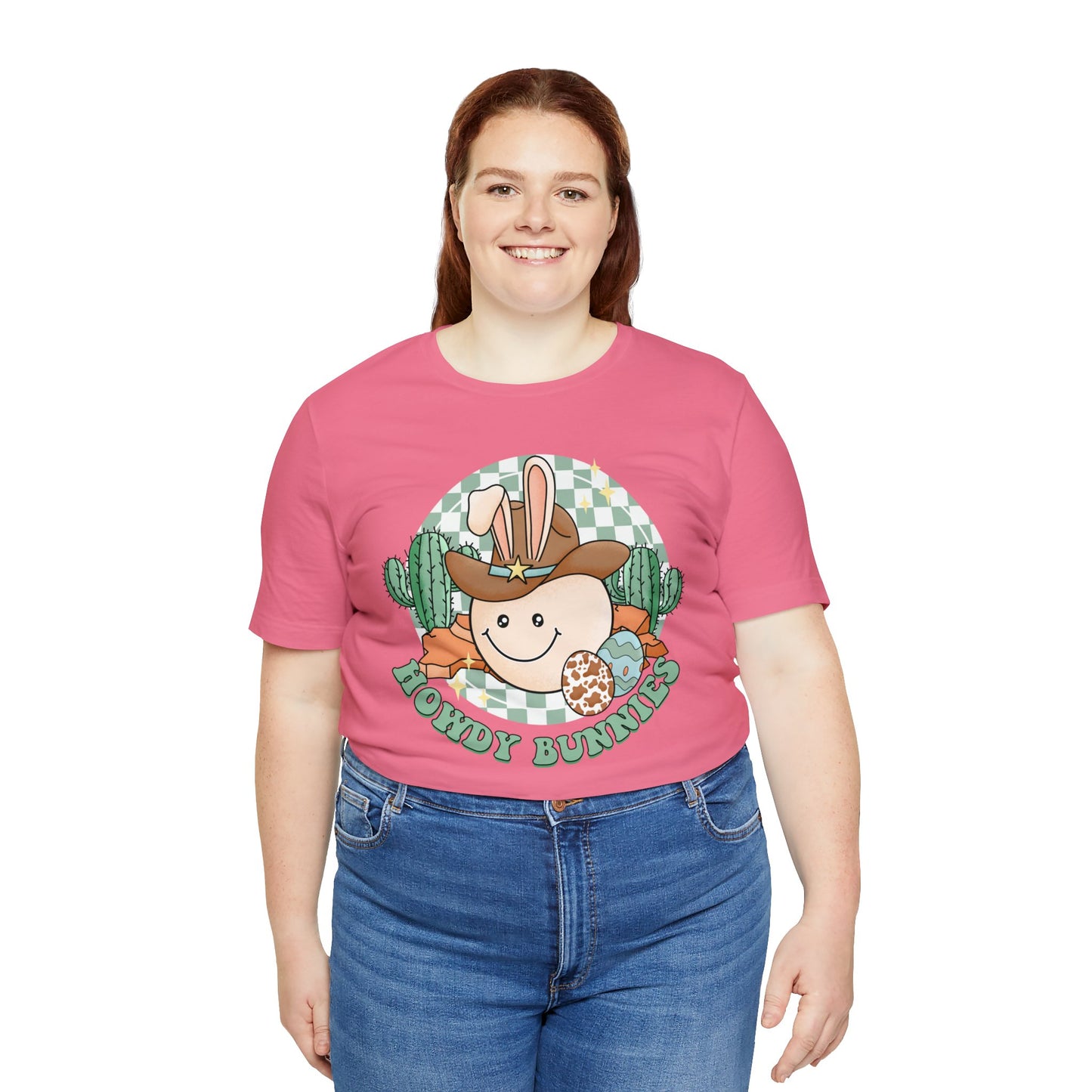 Howdy Bunnies Unisex Jersey Short Sleeve Tee