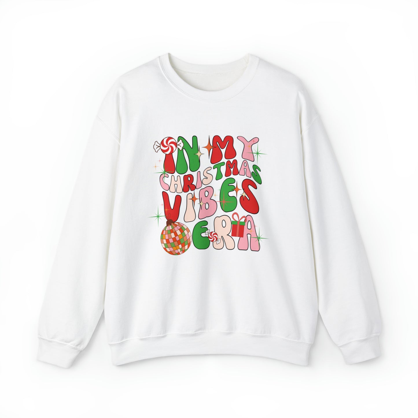 In My Christmas Vibes Era Unisex Heavy Blend™ Crewneck Sweatshirt