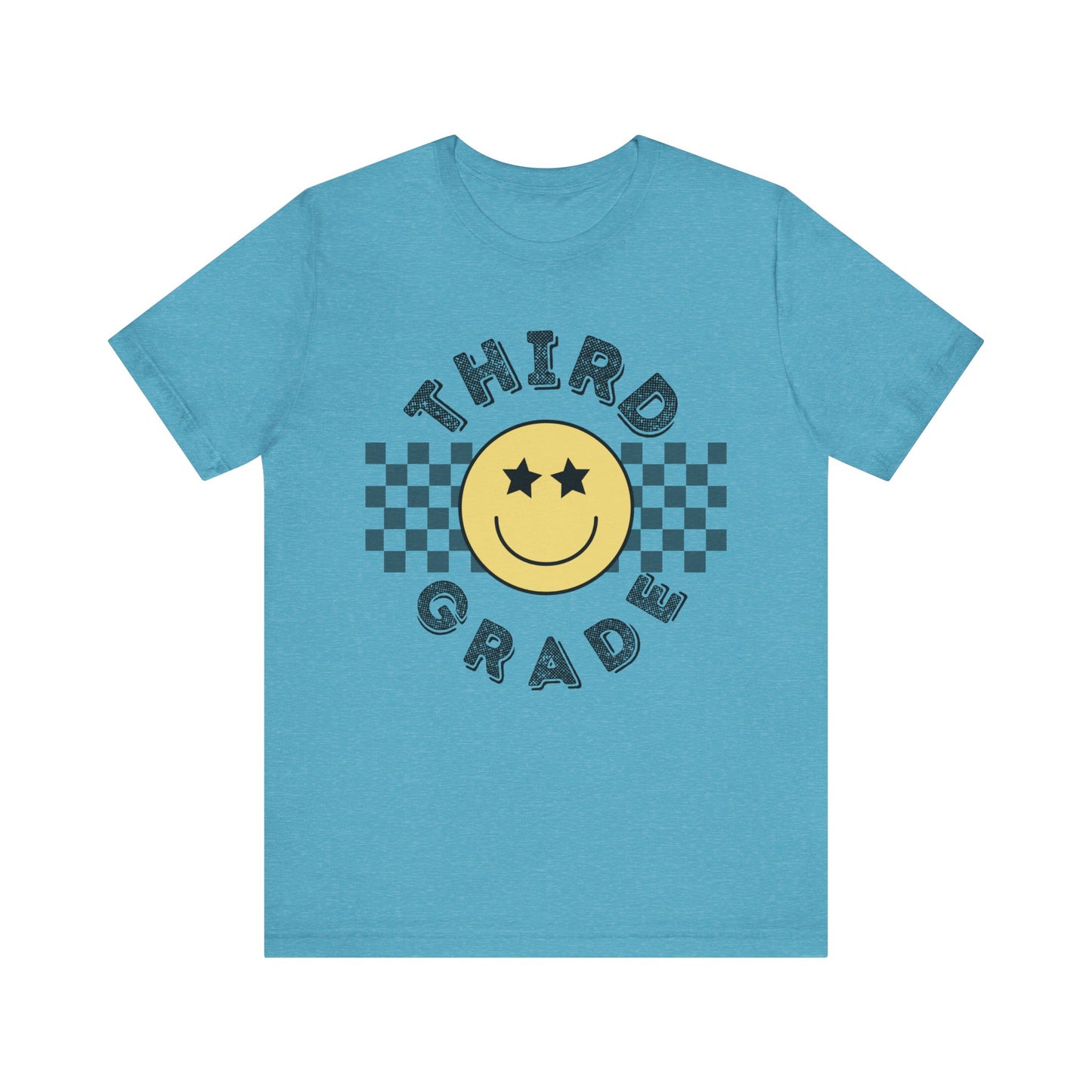 Third Grade Star Eyed Smiley Tee